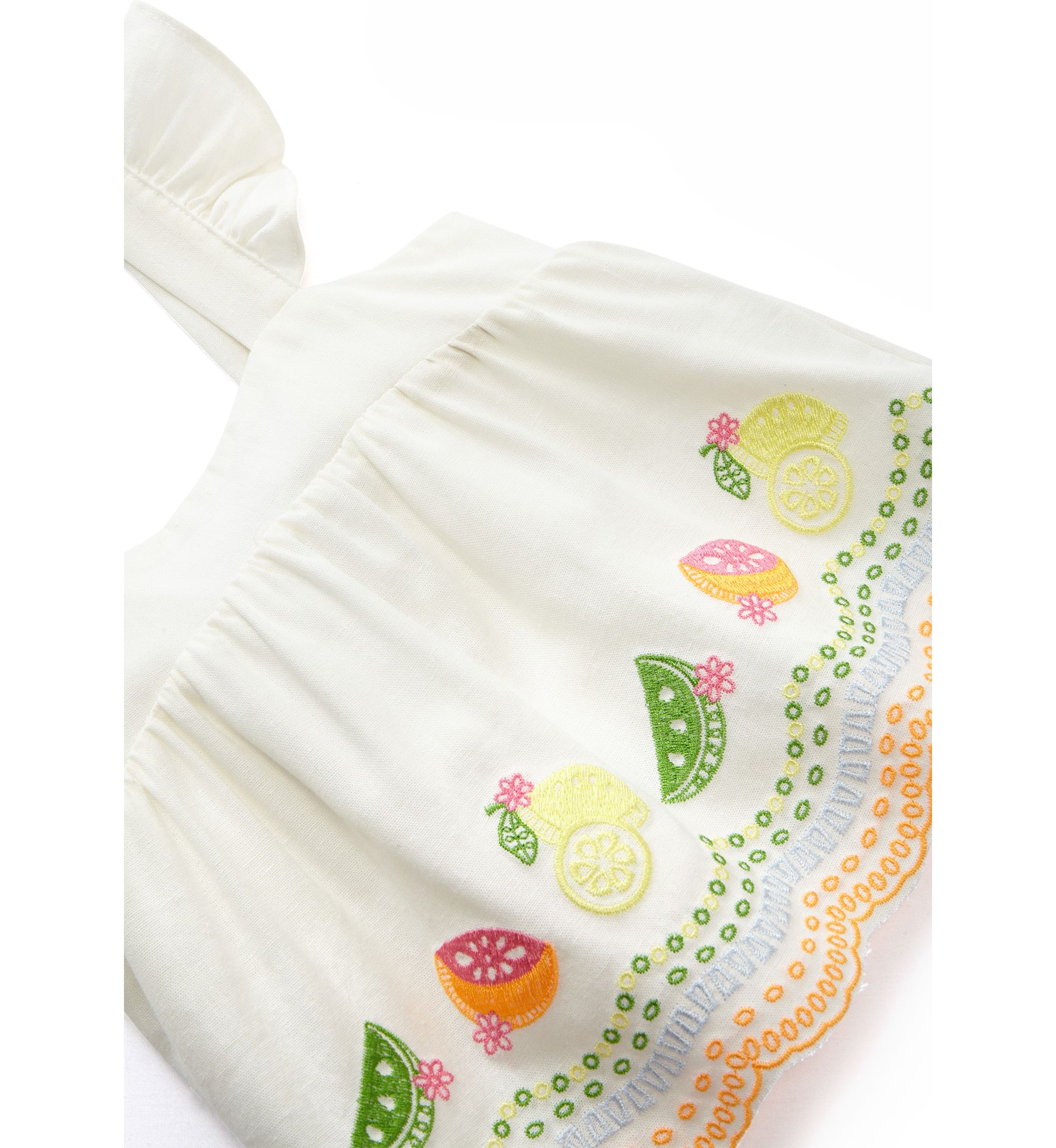 Toddler Girls Fruit Eyelet Top and Pants Set