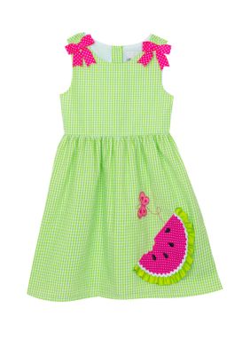 Rare Editions Toddler Girls Watermelon Seersucker Dress | belk