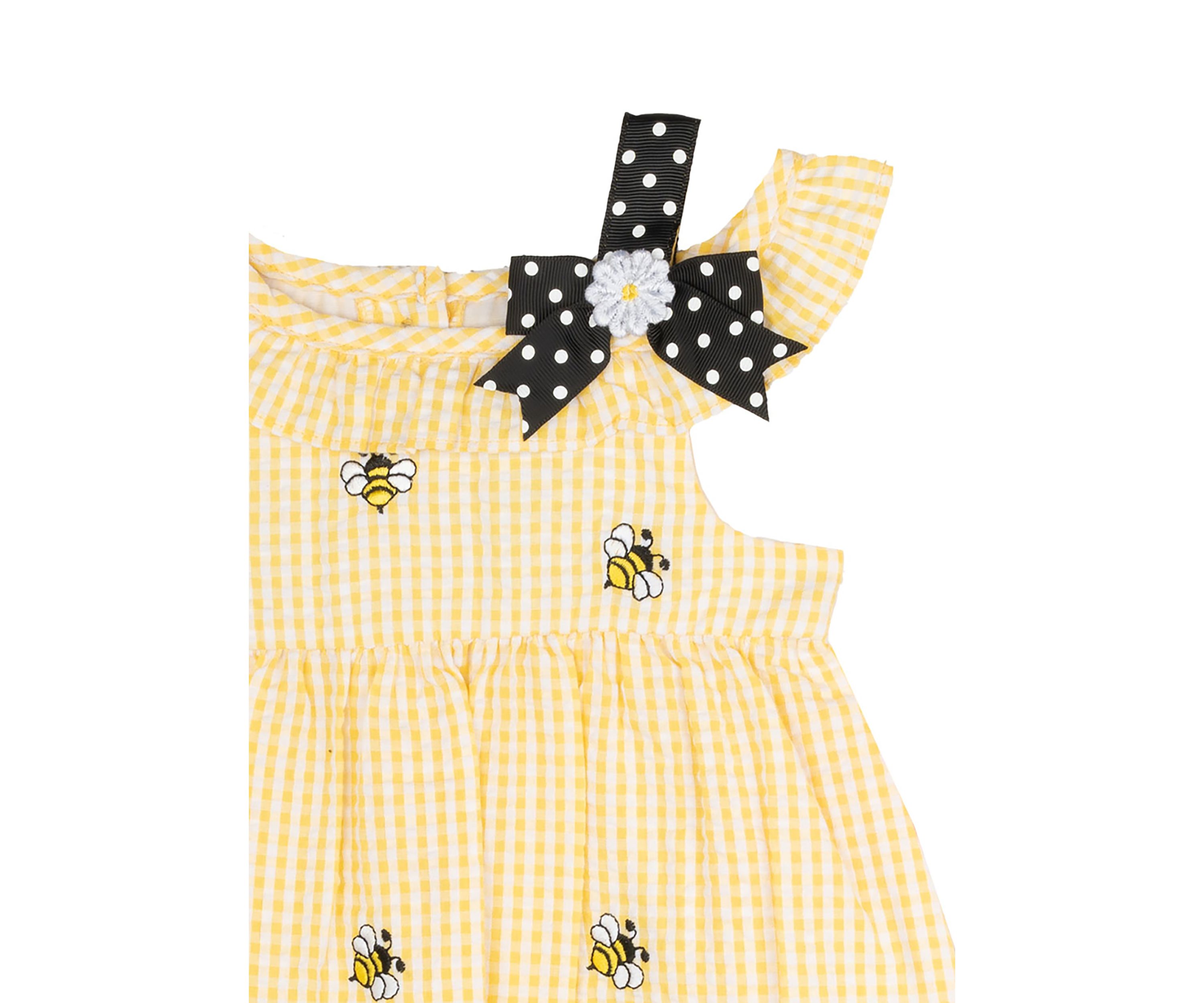 Baby Girls Bee Chiffon Seersucker Dress