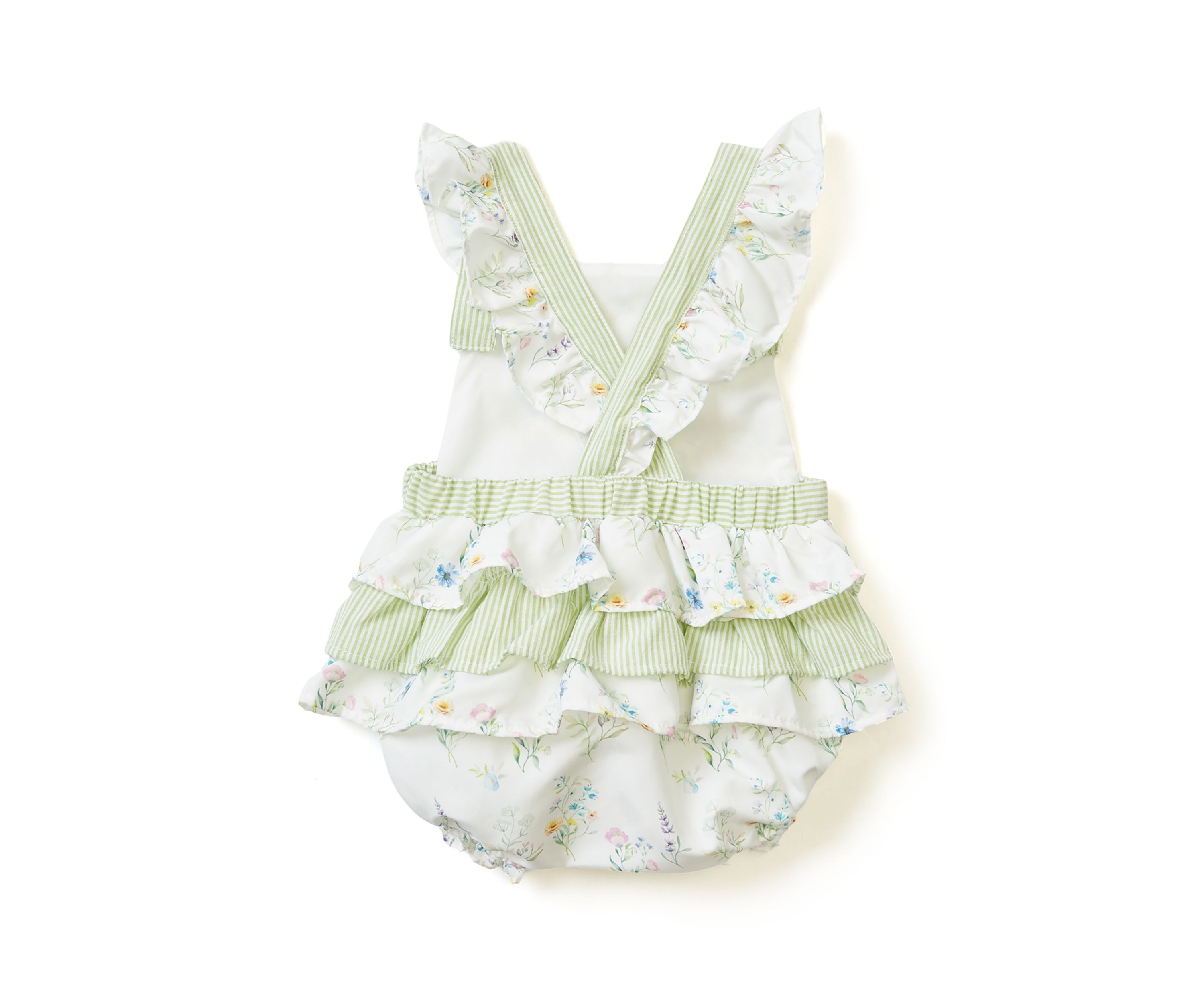 Baby Girls Floral Printed Bodysuit Set with Headband