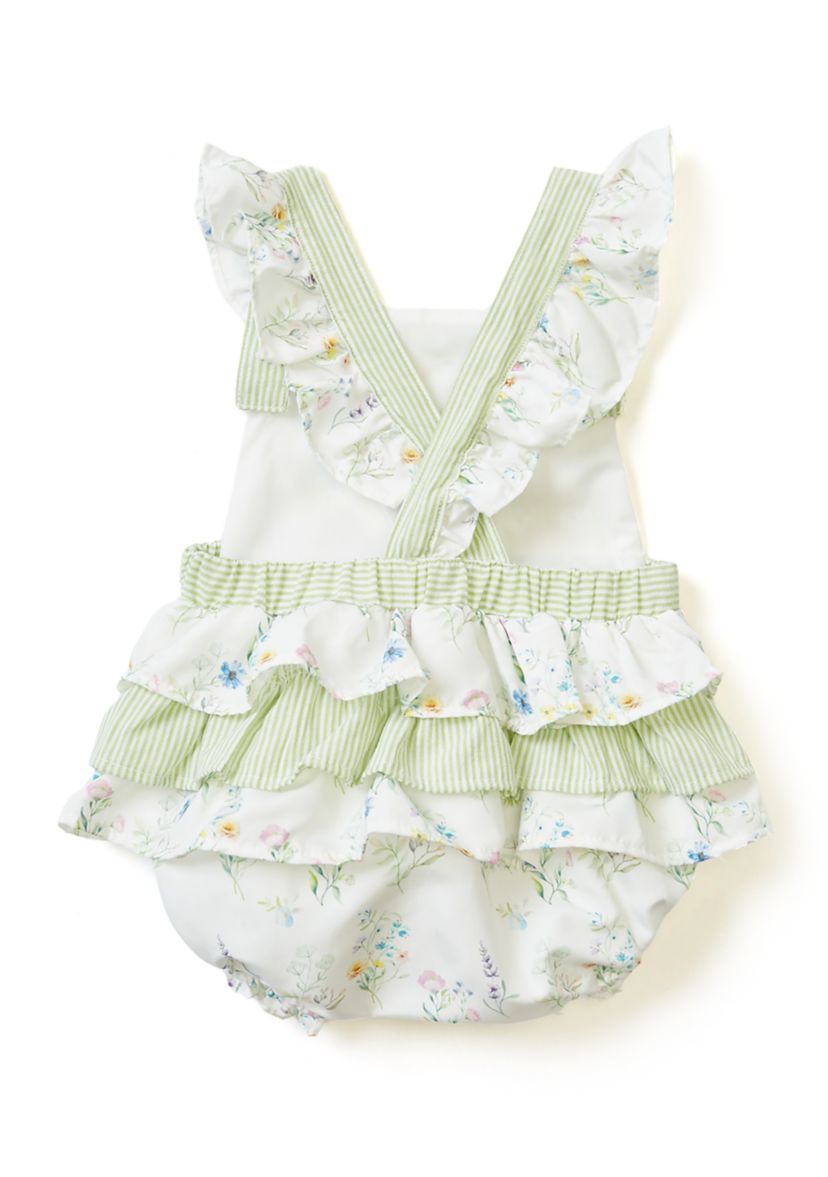 Baby Girls Floral Printed Bodysuit Set with Headband