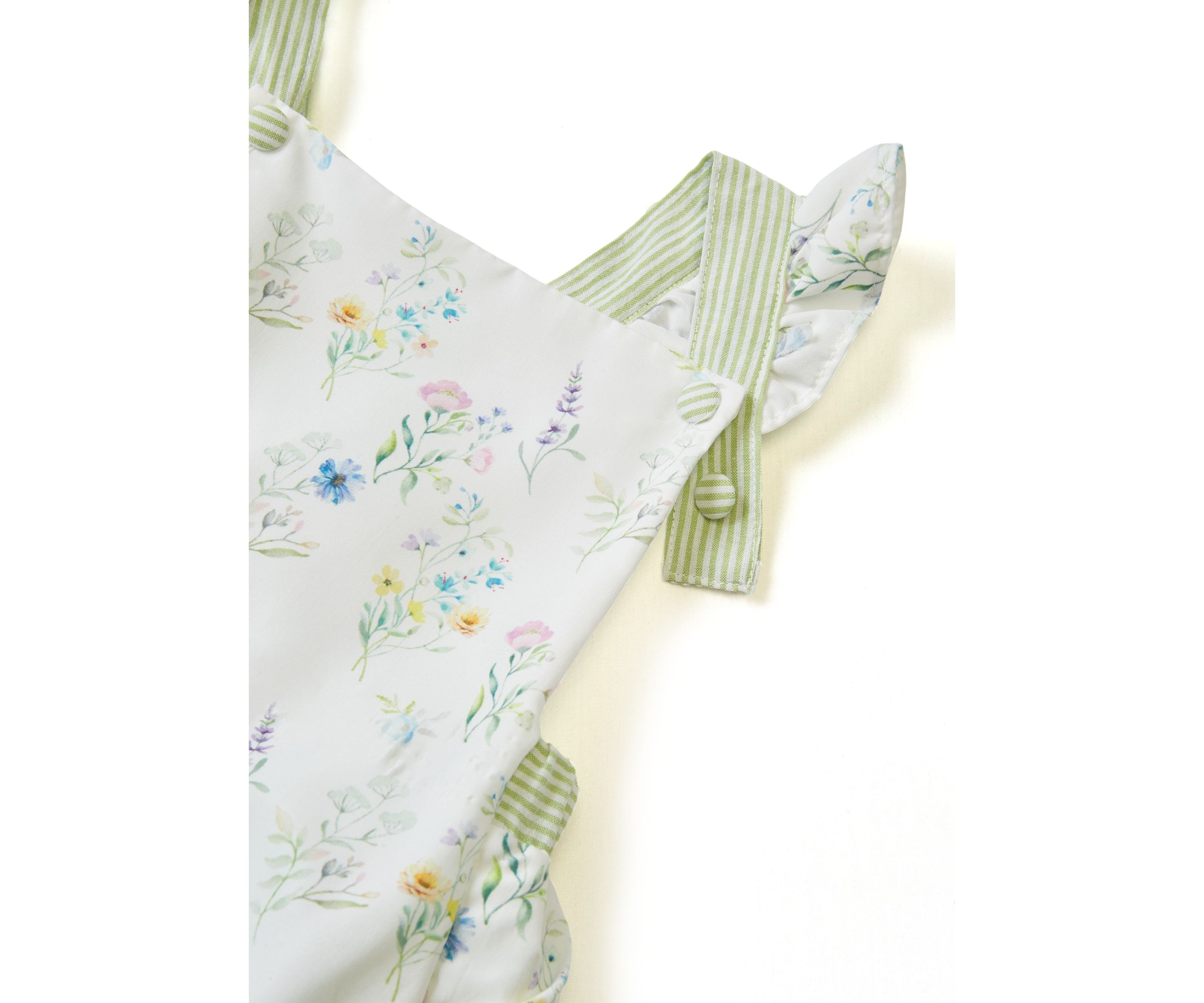 Baby Girls Floral Printed Bodysuit Set with Headband