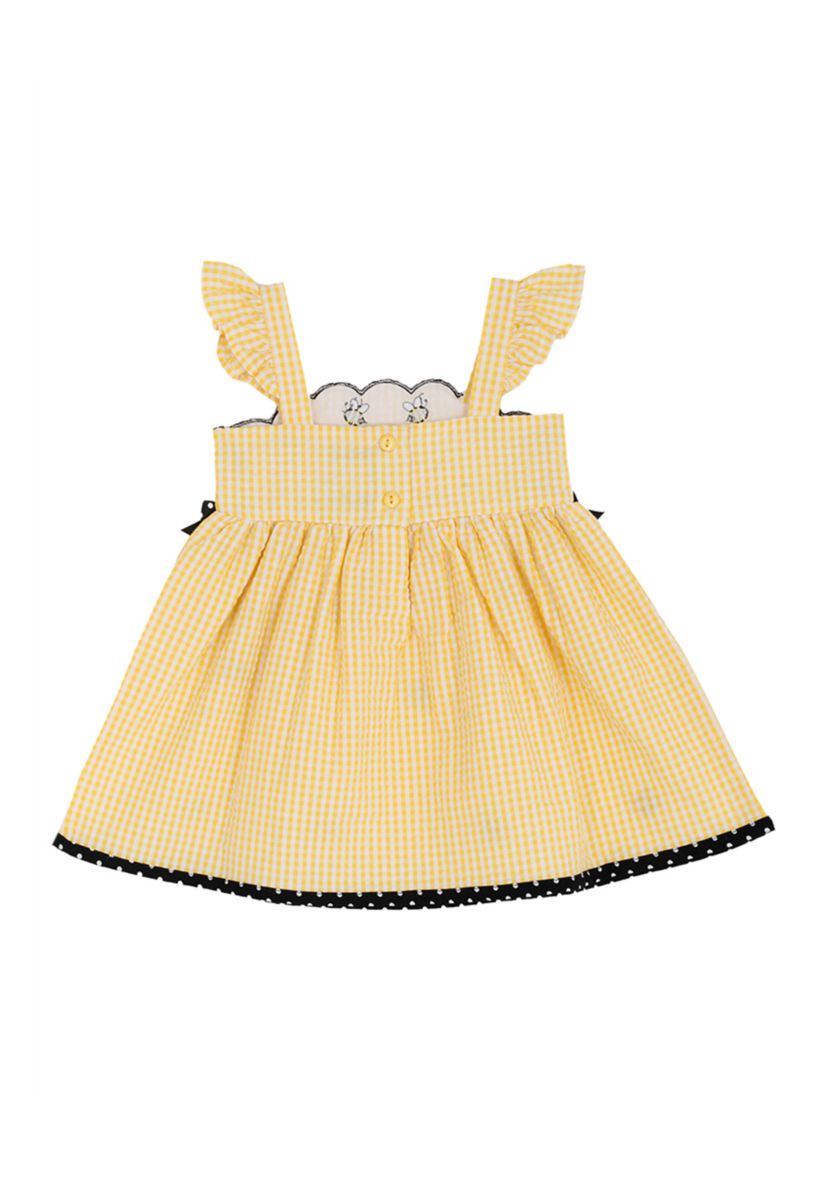 Rare Editions Baby Girls Tiered Seersucker Bee Dress | Belk