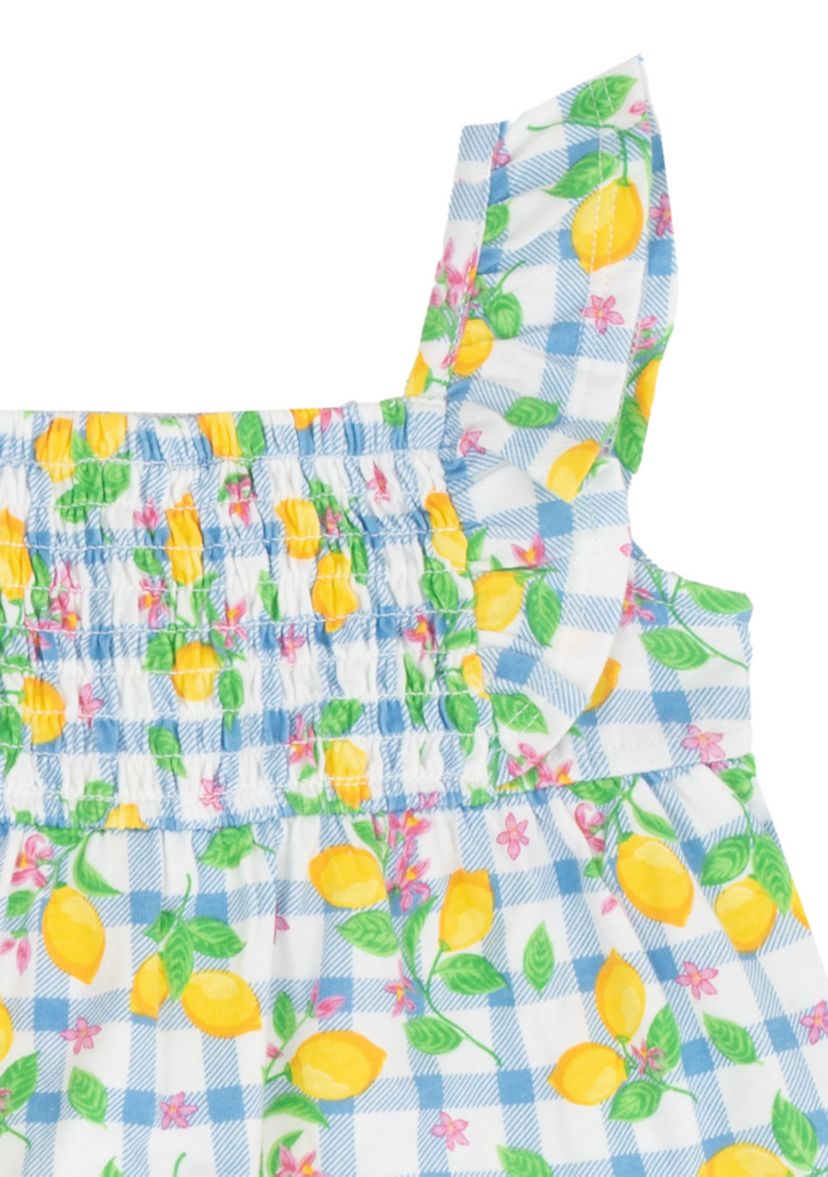 Rare Editions Baby Girls Lemon Print Shirts and Shorts Set | Belk