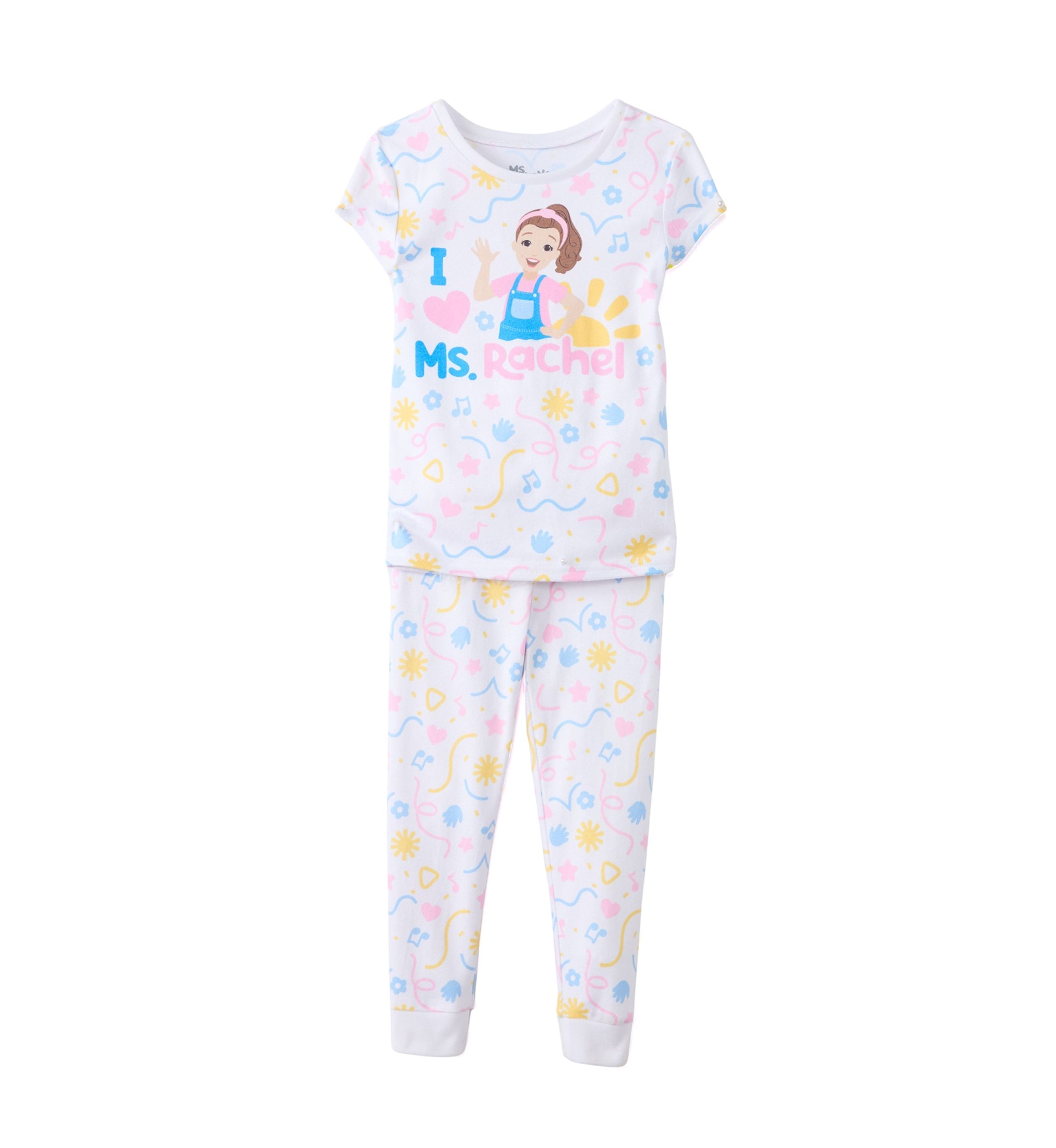 Toddler Girls Miss Rachel Soft Knit Pajama Set