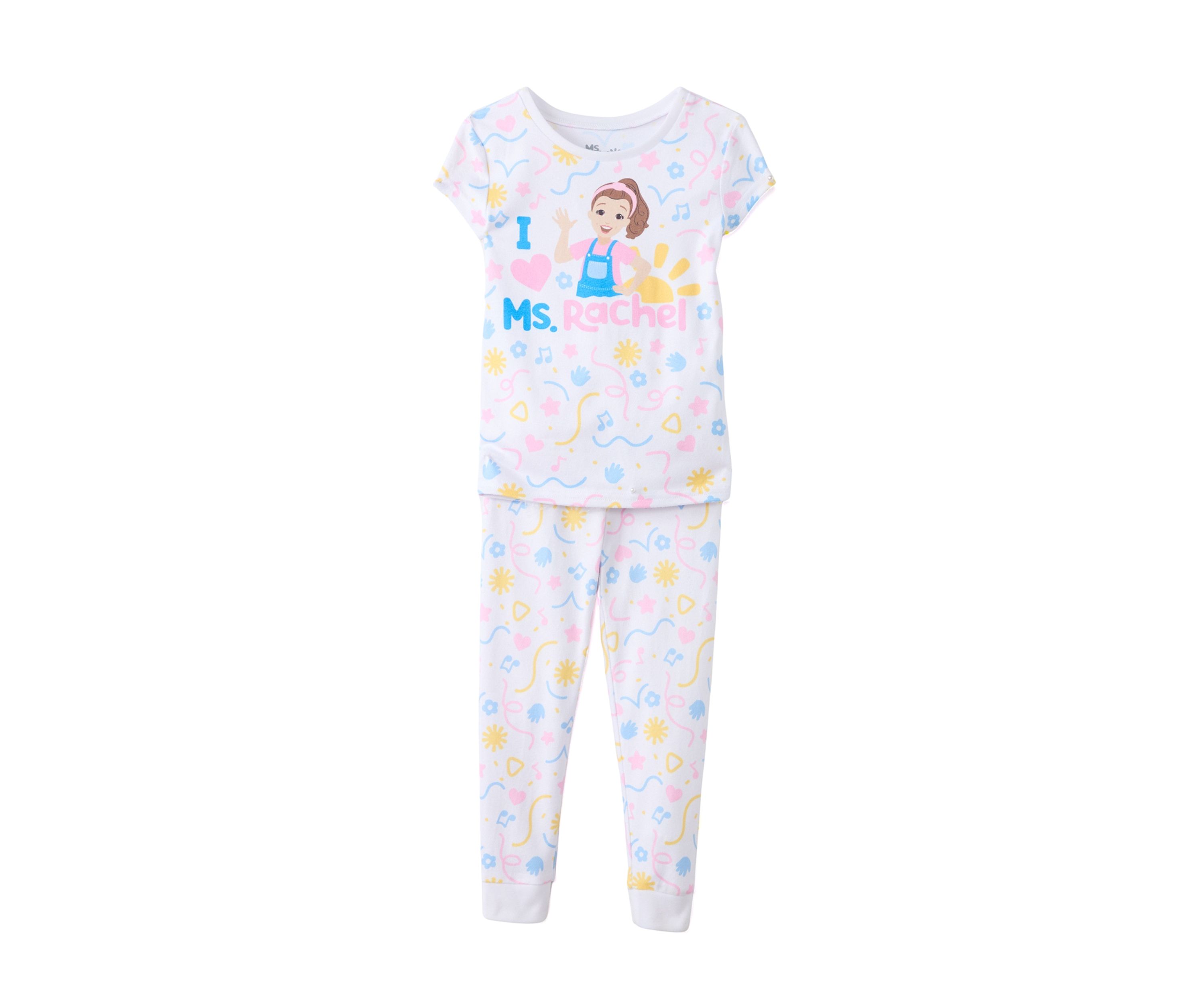 Toddler Girls Miss Rachel Soft Knit Pajama Set