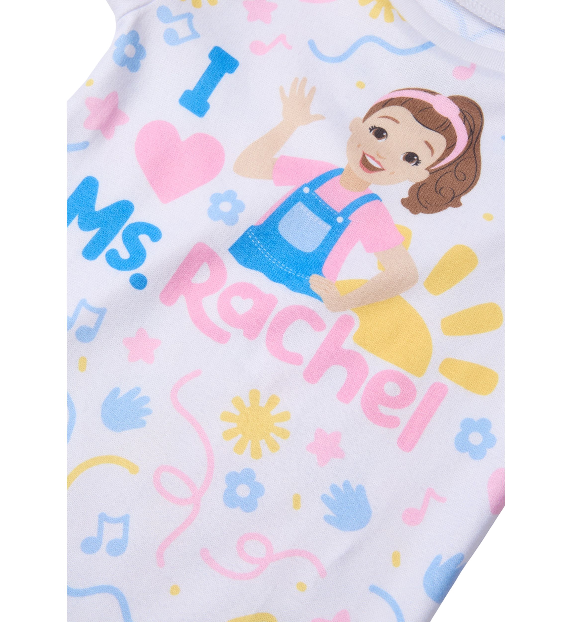 Toddler Girls Miss Rachel Soft Knit Pajama Set
