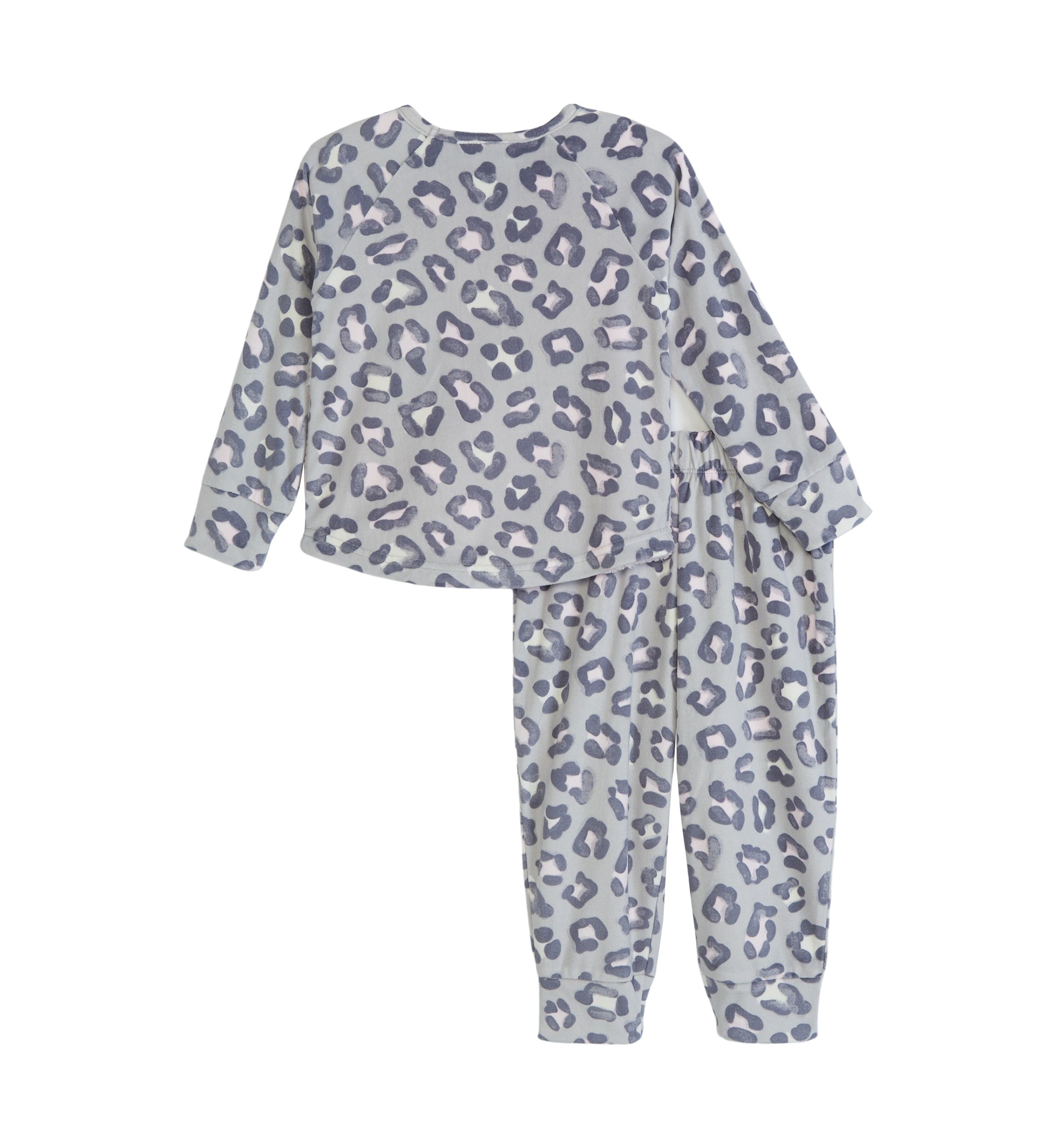 Toddler Girls Fleece Animal Pajama Set