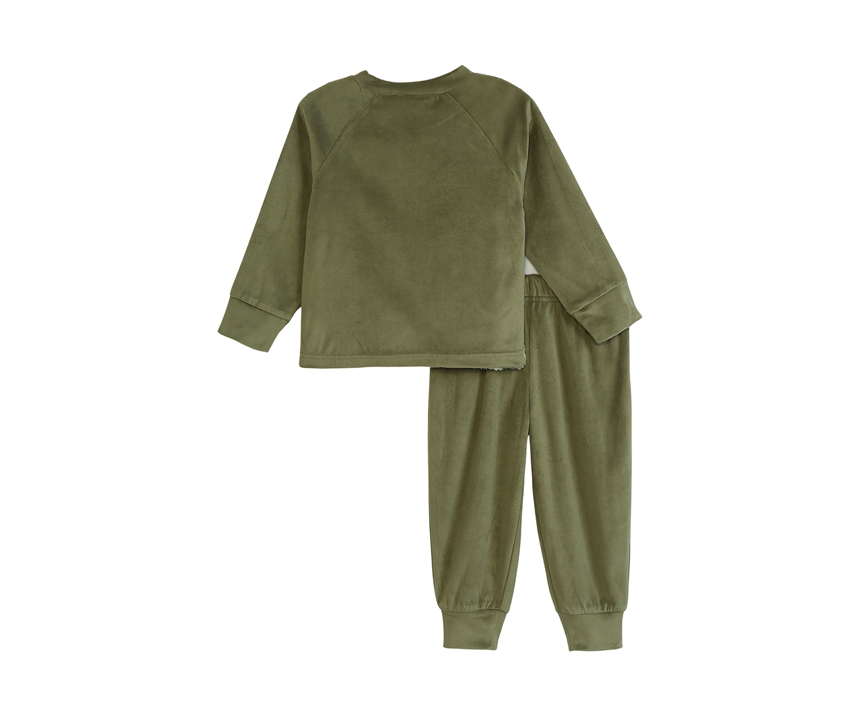 Toddler Boys Fleece Dinosaur Pajama Set