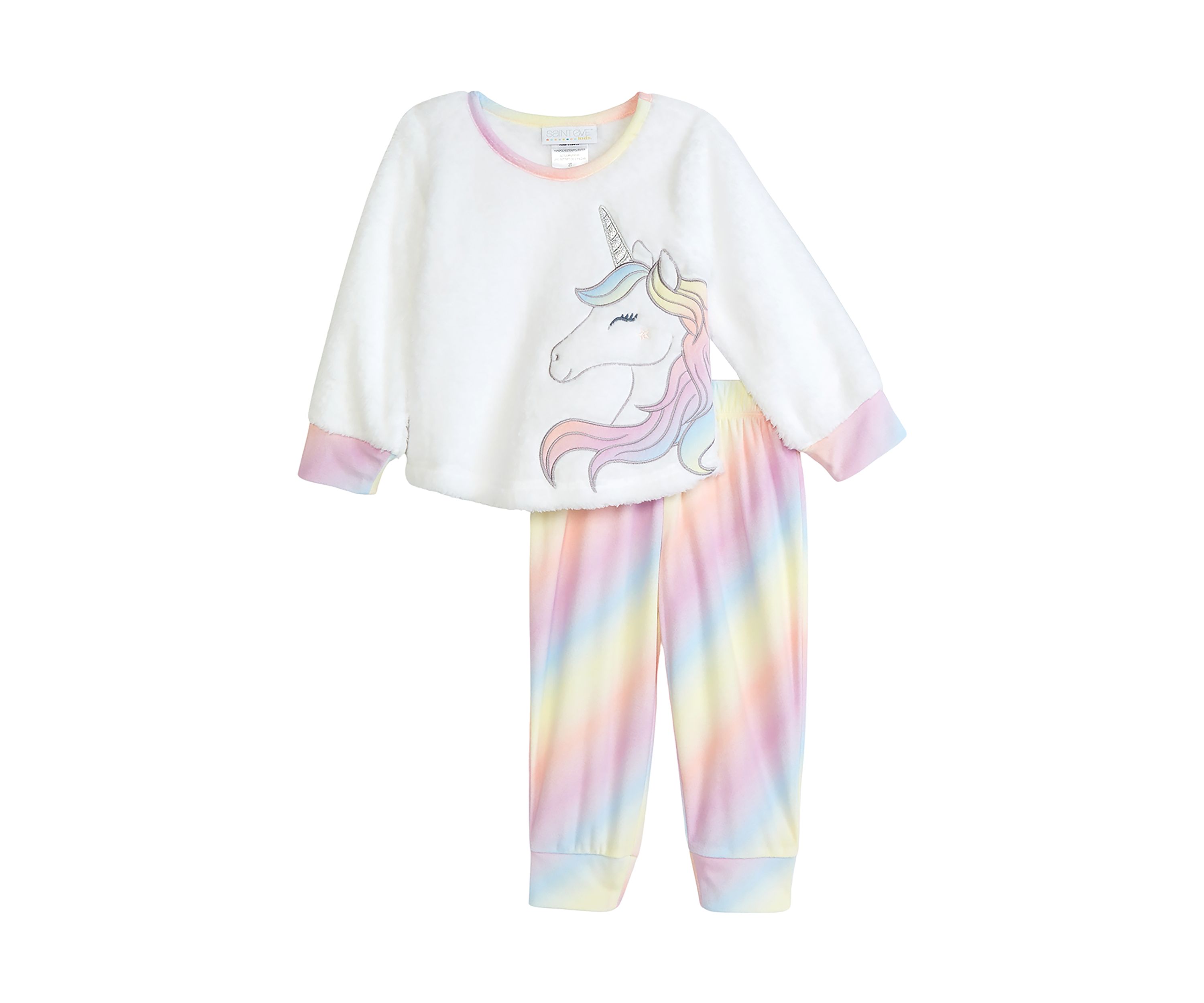 Toddler Girls Poodle Unicorn Pajama Set