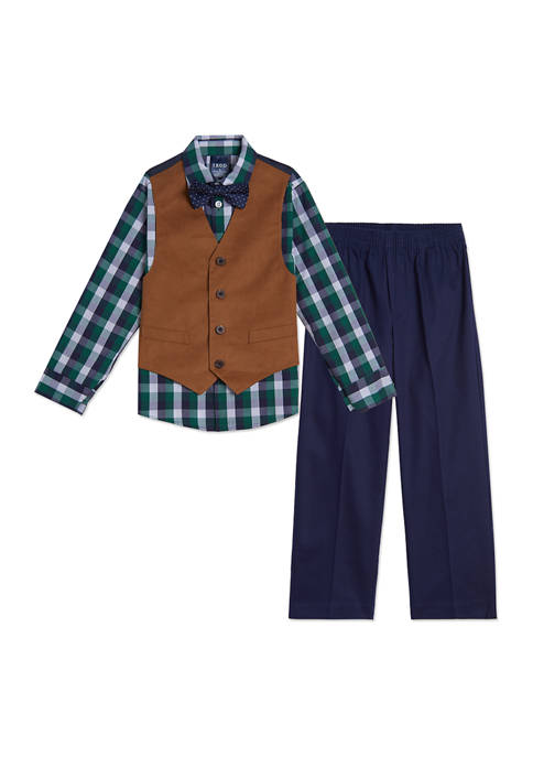 Toddler Boys Corduroy Vest Set