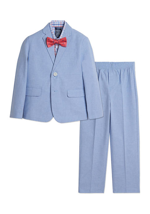 IZOD Toddler Boys Micro Houndstooth Check Suit Set