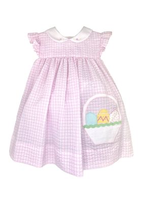 Petit Ami Baby Girls Flutter Sleeve Dress