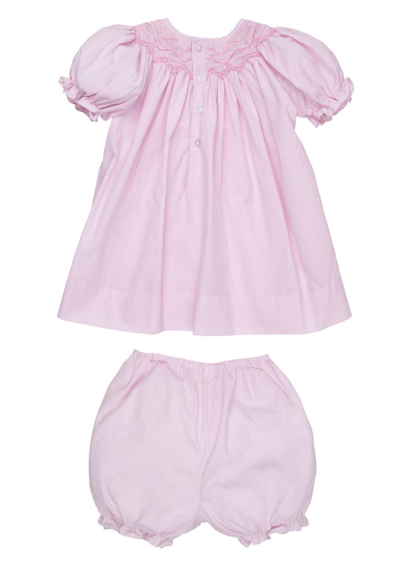 Baby Girls Smocked Gingham Dress