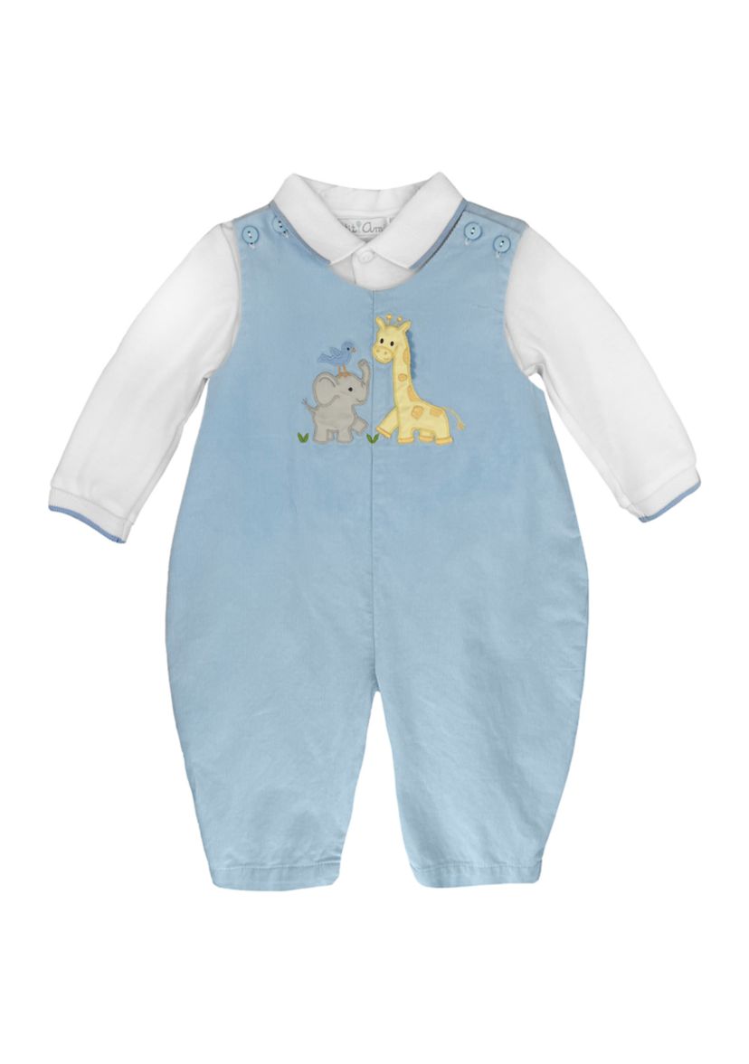 Baby Boys Longall & Shirt with Safari Appliqué