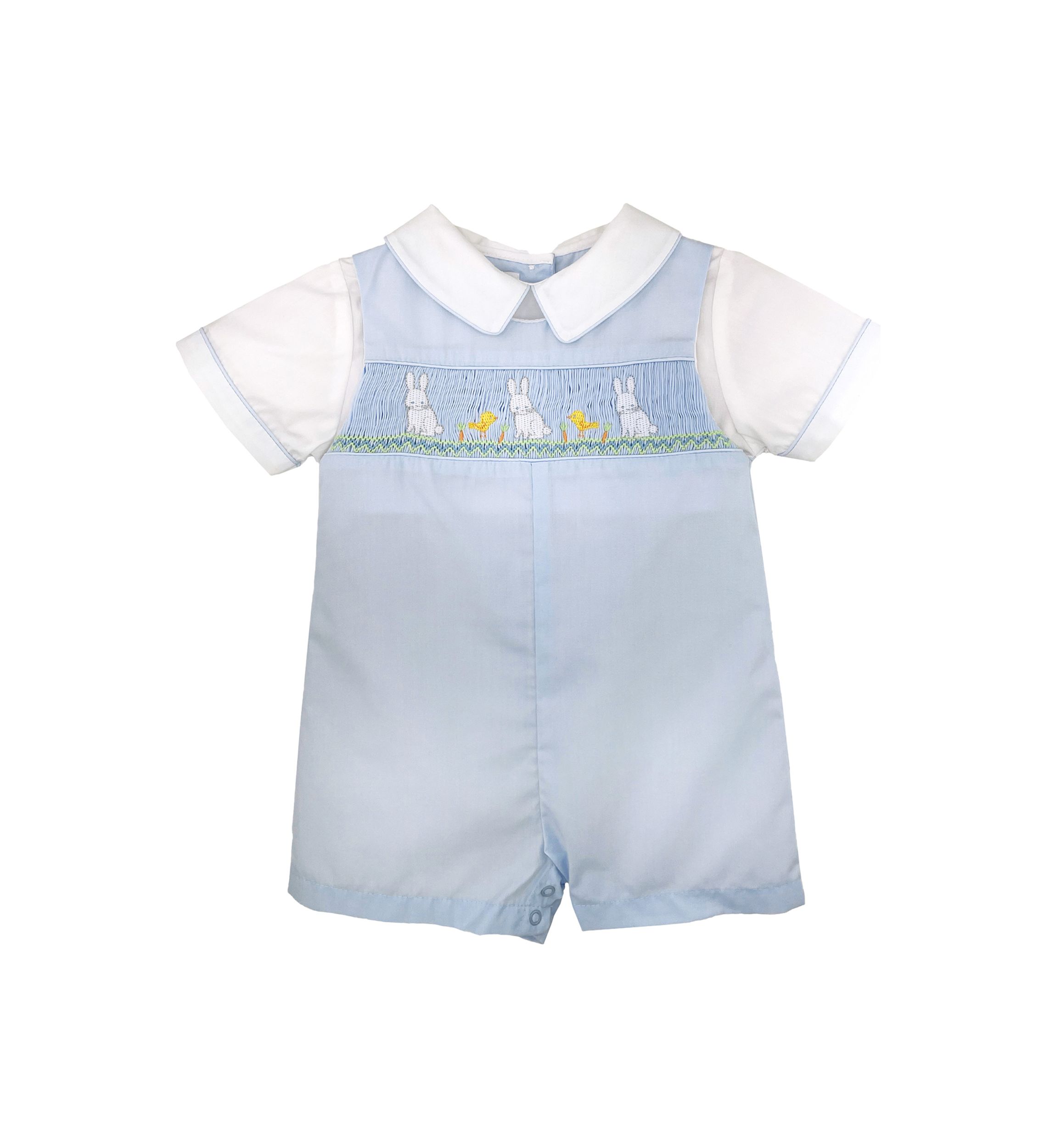 Baby Boys Smocked Shortall