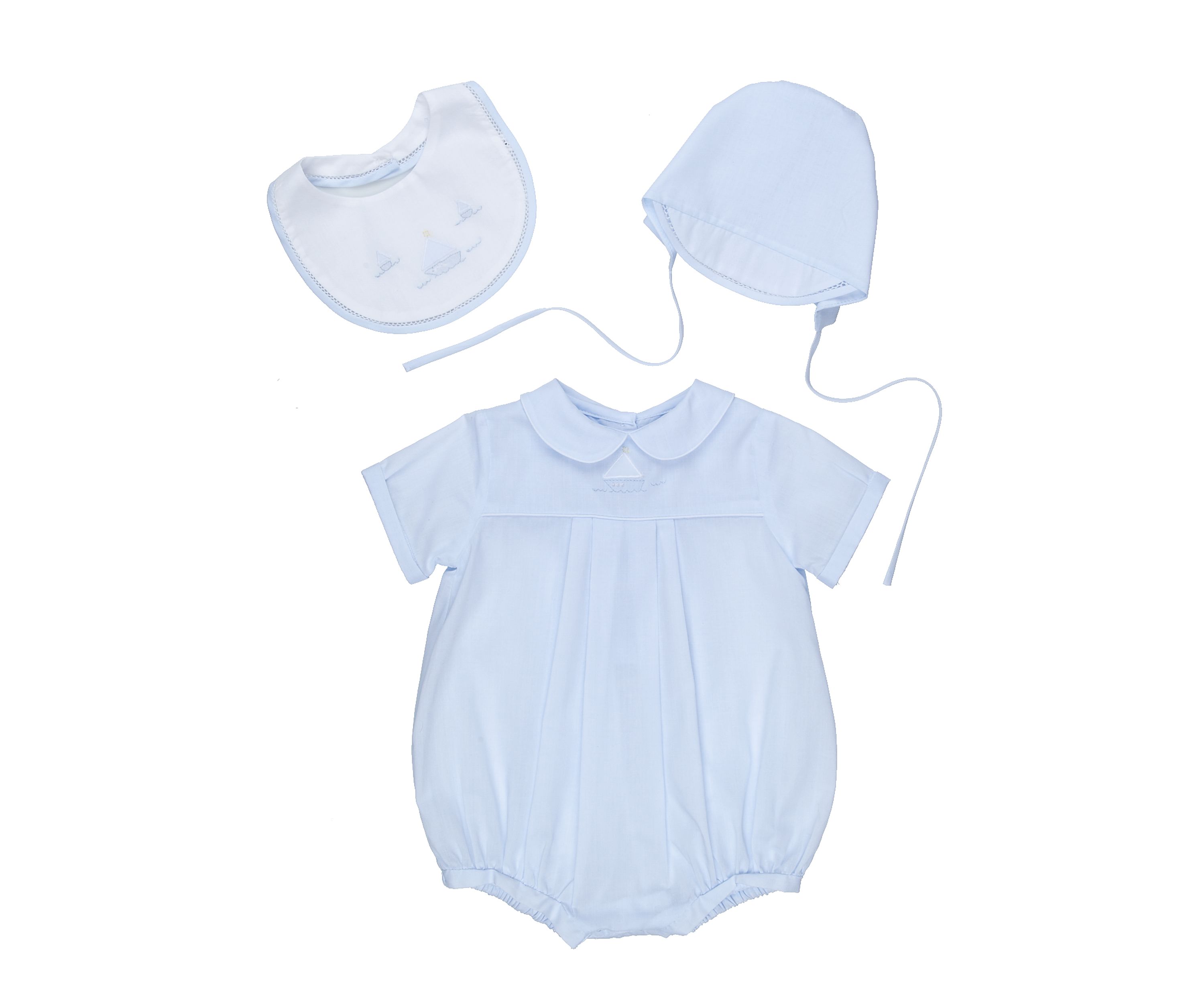 Baby Boys Sailboat Creeper Set 
