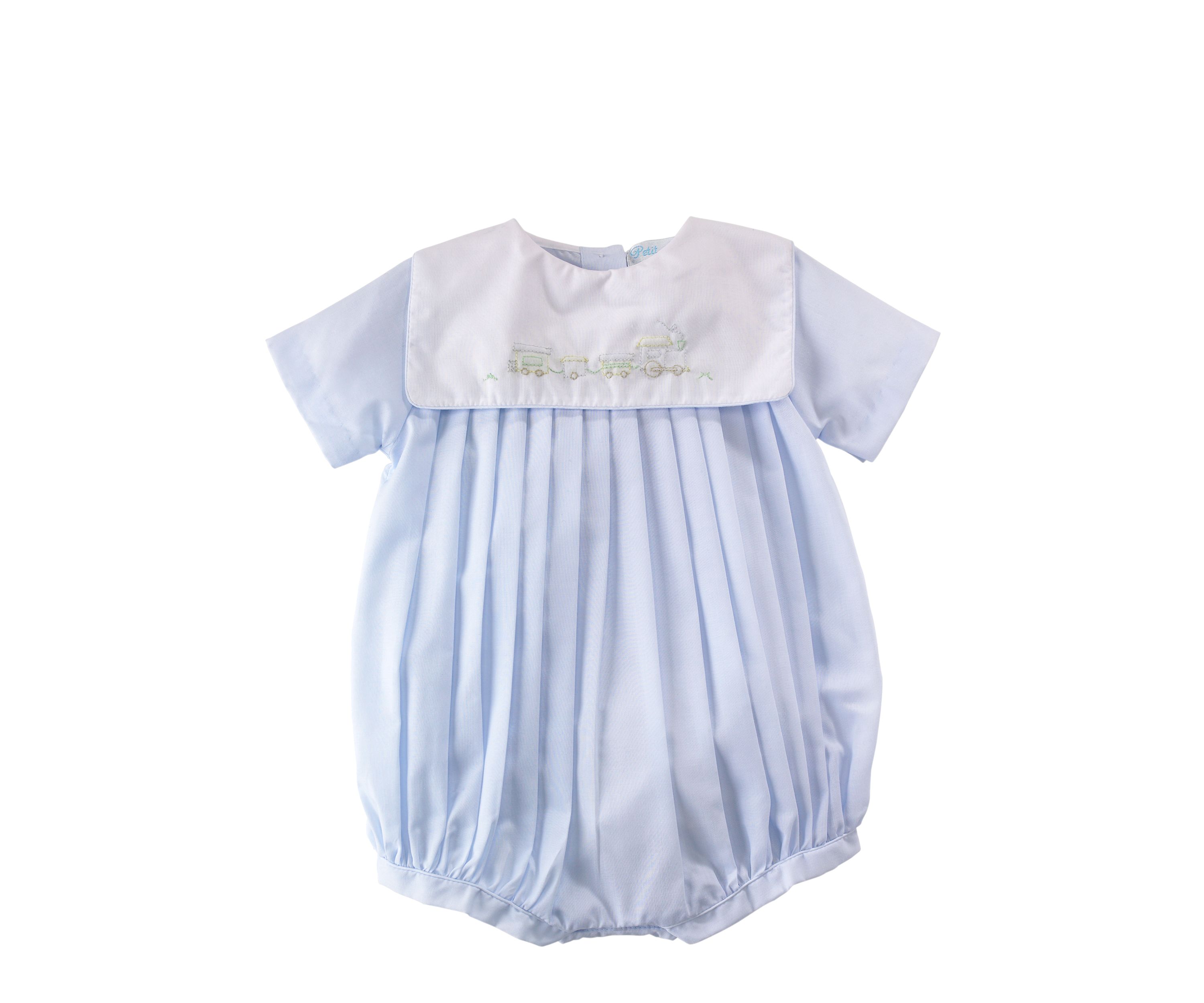Pleated Bubble Romper - Newborn