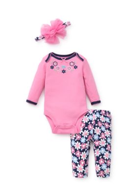 best beginnings® by Little Me 2-Piece Flowers Bodysuit and Pants Set ...