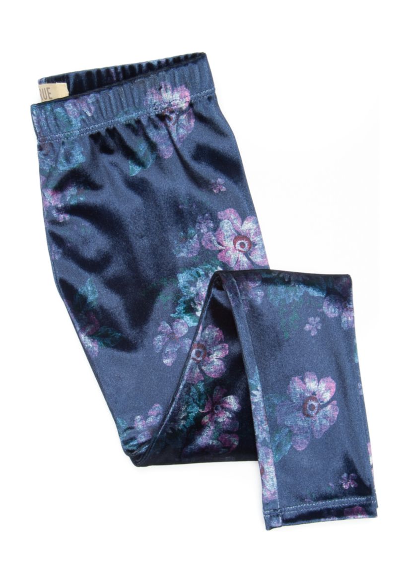 Toddler Girls Velour Leggings
