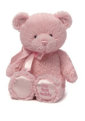 karitas tender teddy by gund pink