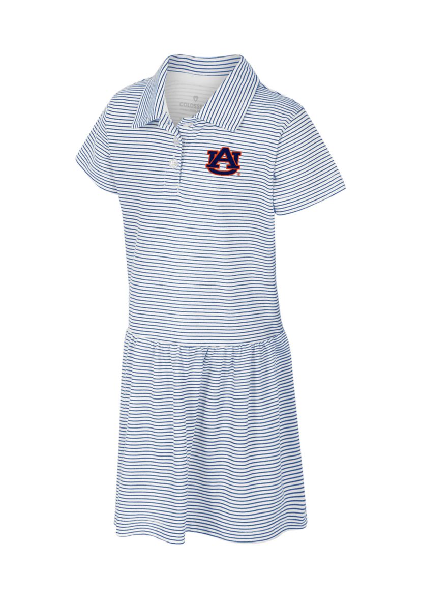 Toddler Girls NCAA Auburn Tigers Striped Polo Dress