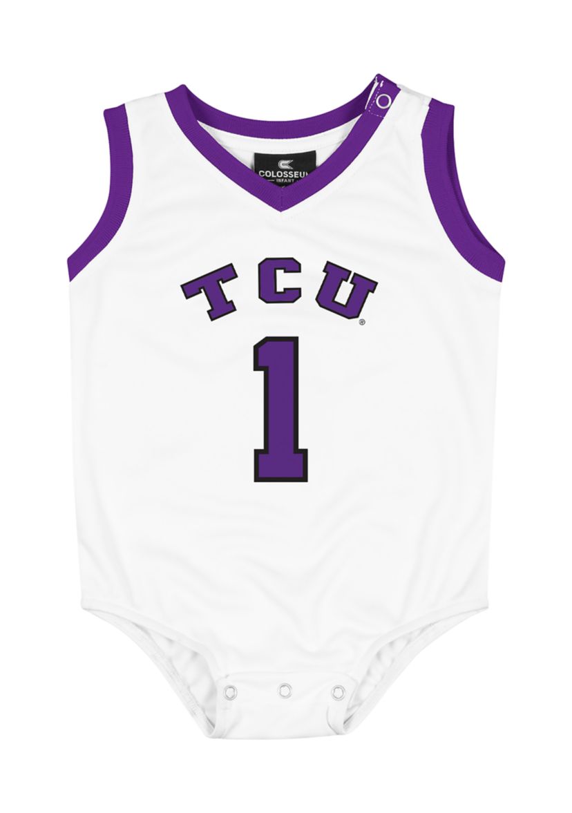 Baby NCAA TCU Horned Frogs Jersey Bodysuit