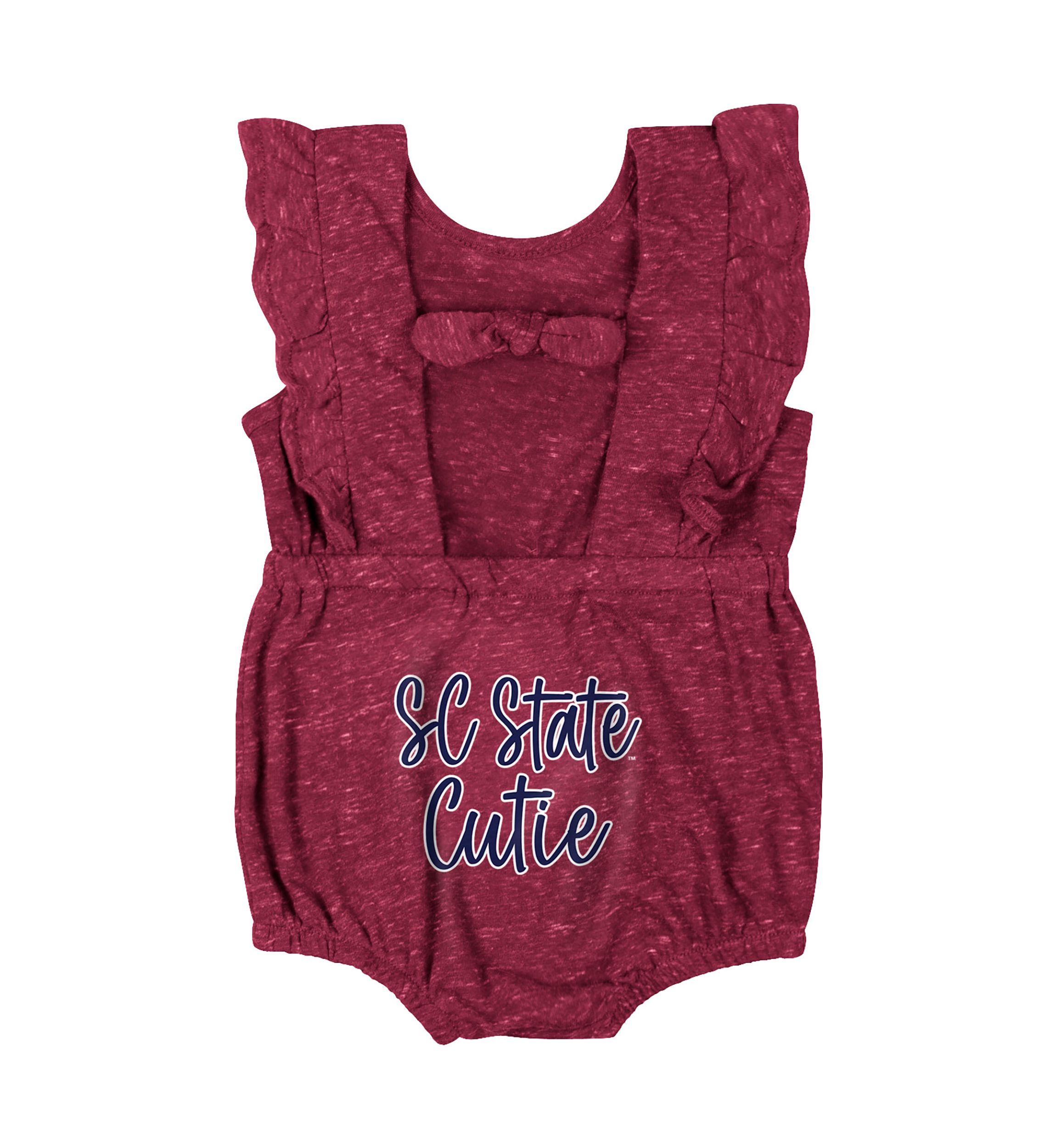 Baby Girls HBCU SC State Bulldogs Gidget Ruffle Bodysuit