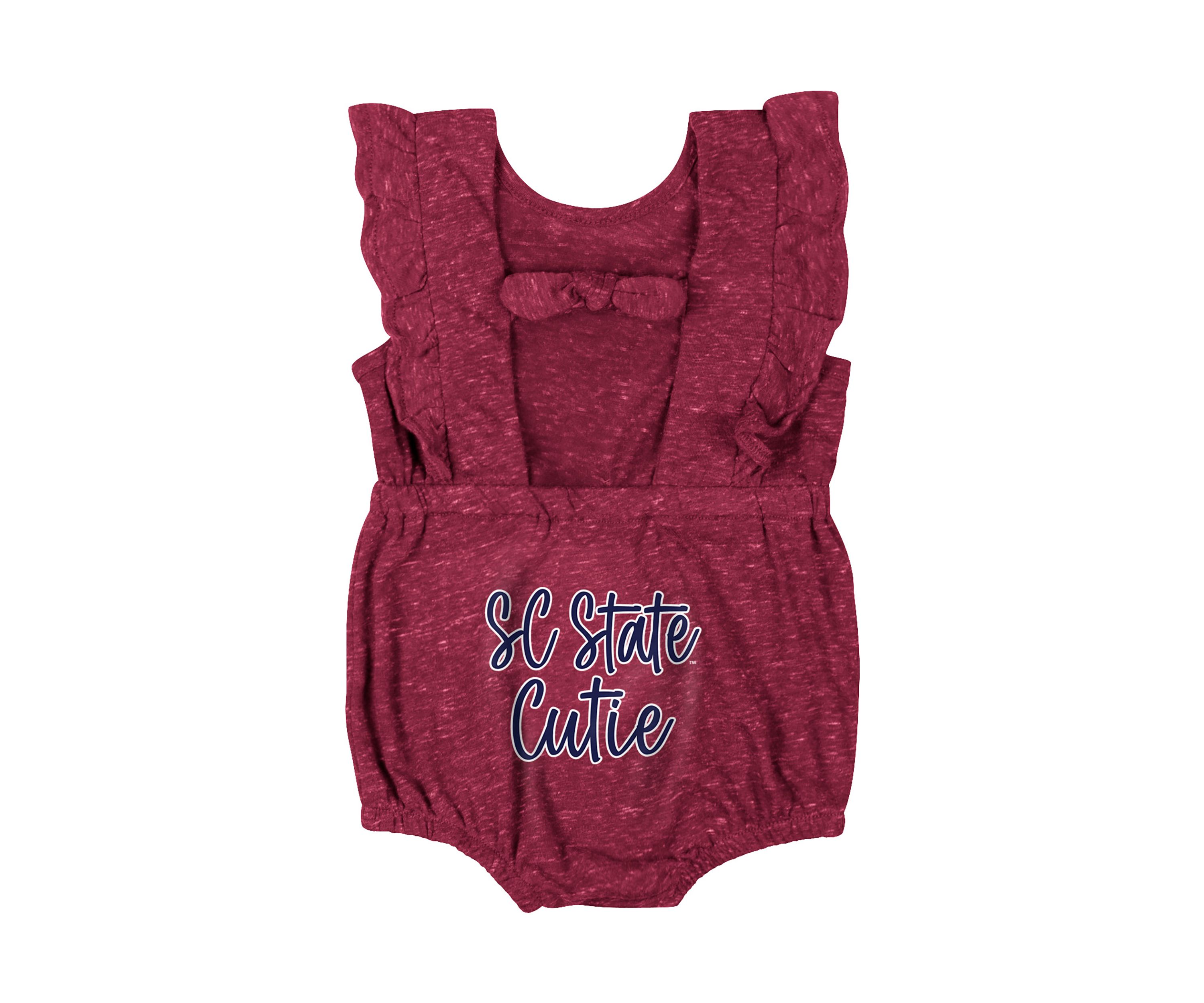 Baby Girls HBCU SC State Bulldogs Gidget Ruffle Bodysuit