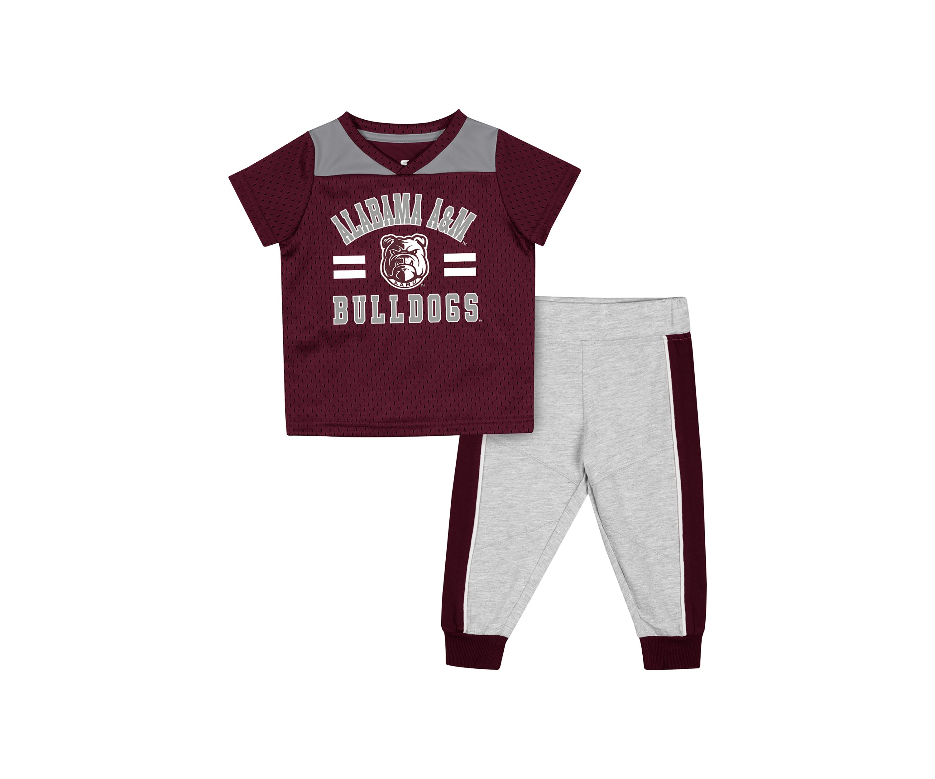 Baby Boys NCAA Alabama A&M Bulldogs Football Set