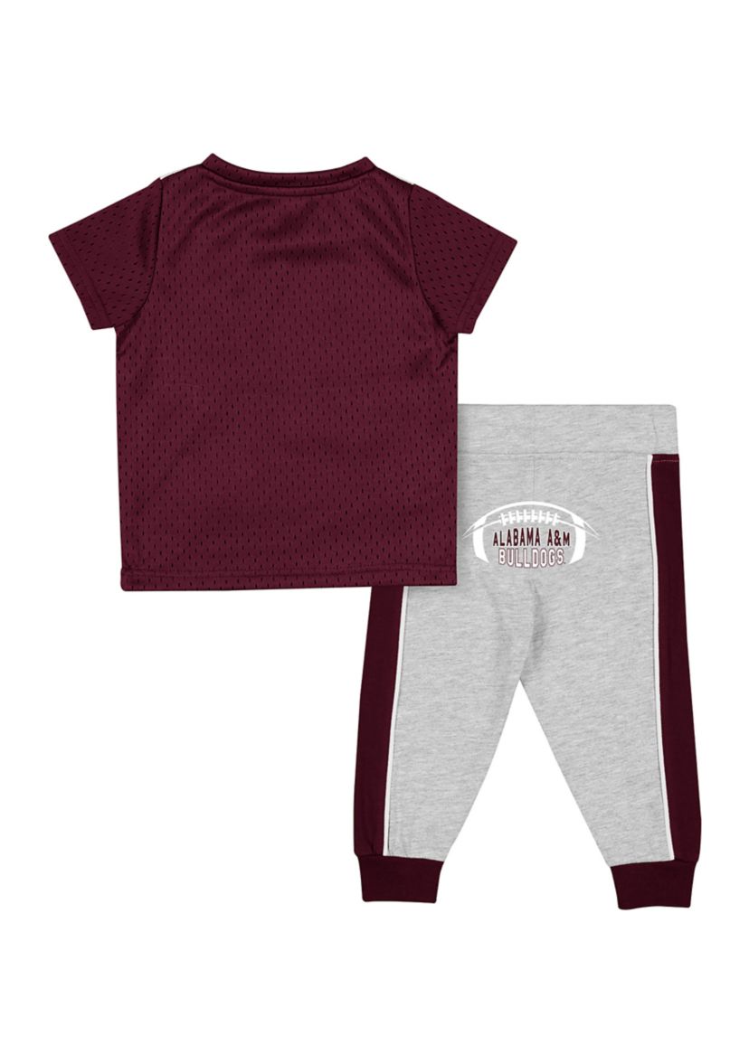 Baby Boys NCAA Alabama A&M Bulldogs Football Set