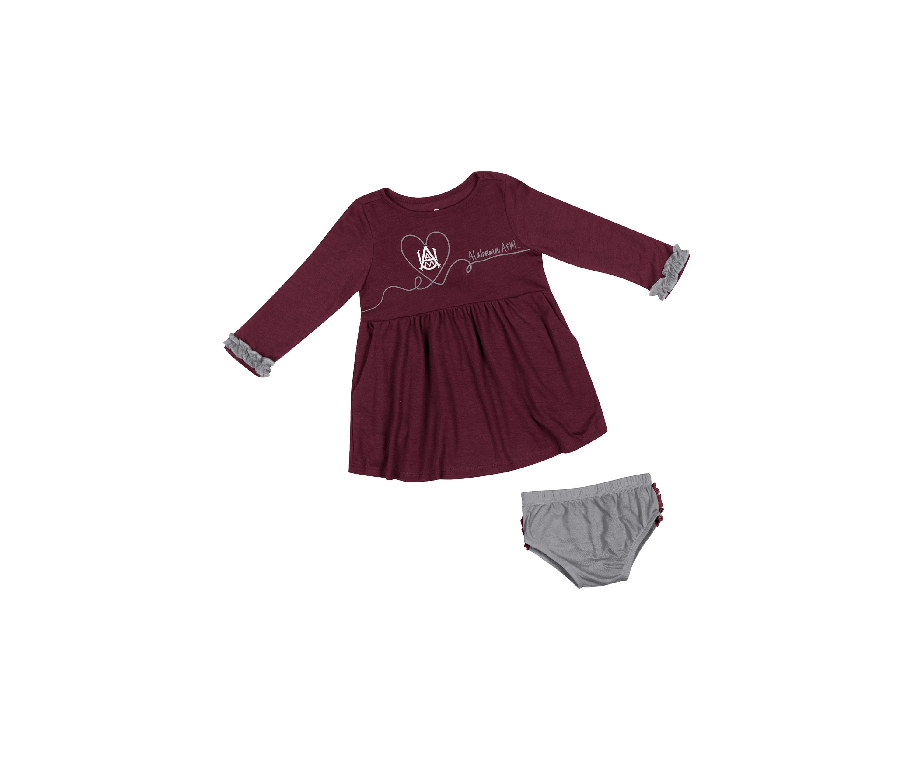 NCAA Alabama A&M Bulldogs Infant Dress Set