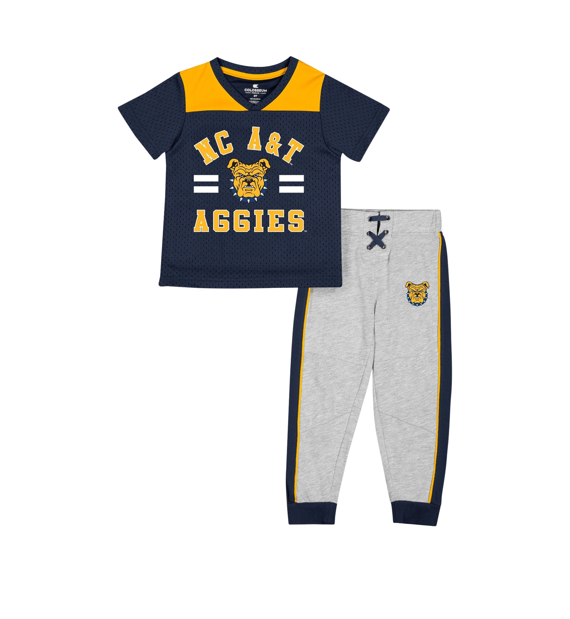 Toddler Boys NCAA NC A&T Aggies Football Set