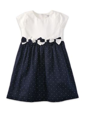 Crown & Ivy™ Toddler Girls Mixed Bow Dress | belk