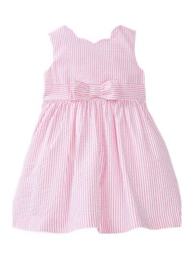 Crown & Ivy™ Toddler Girls Bow Front Dress | belk