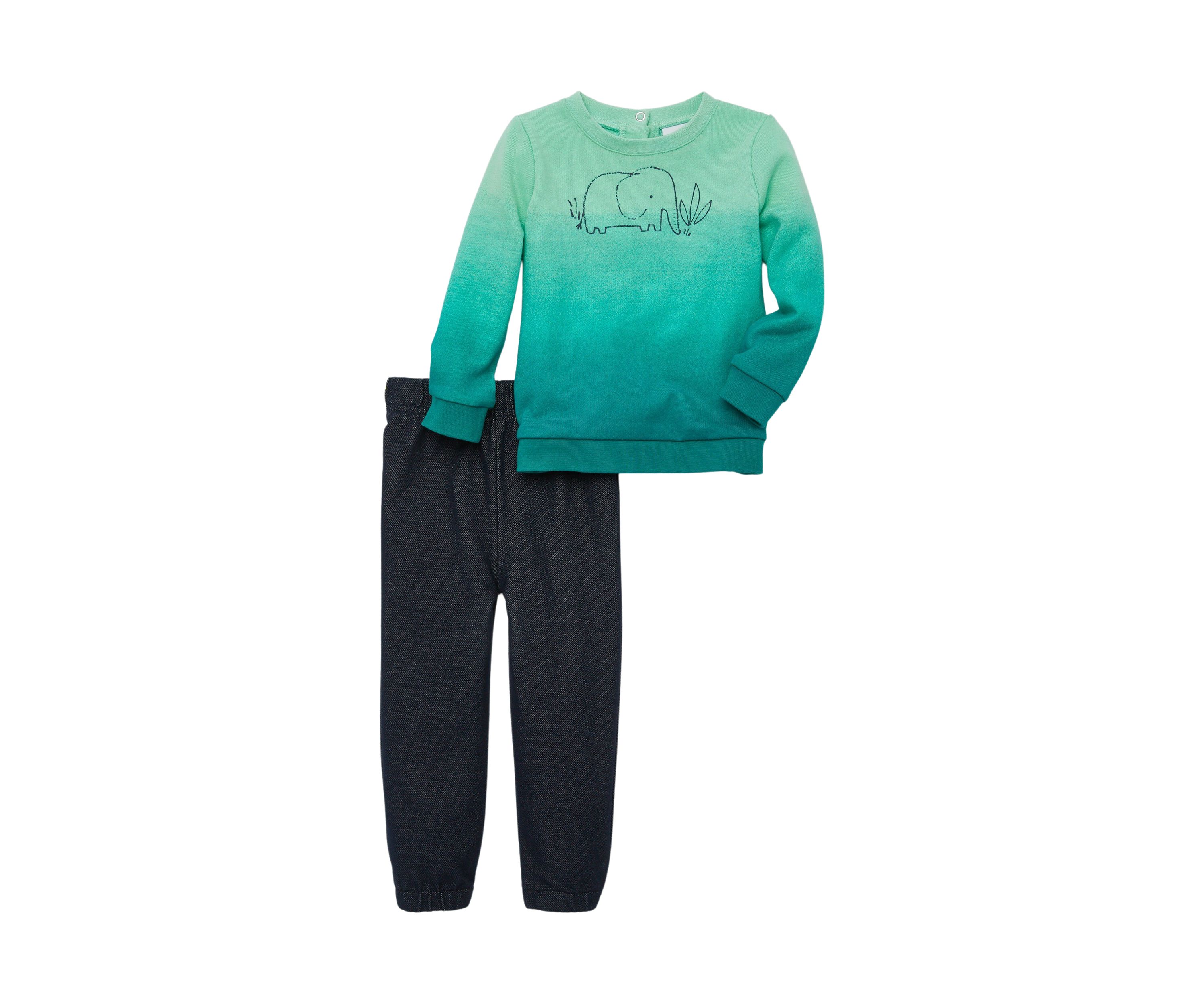 Baby Boys 2-Piece Elephant Set