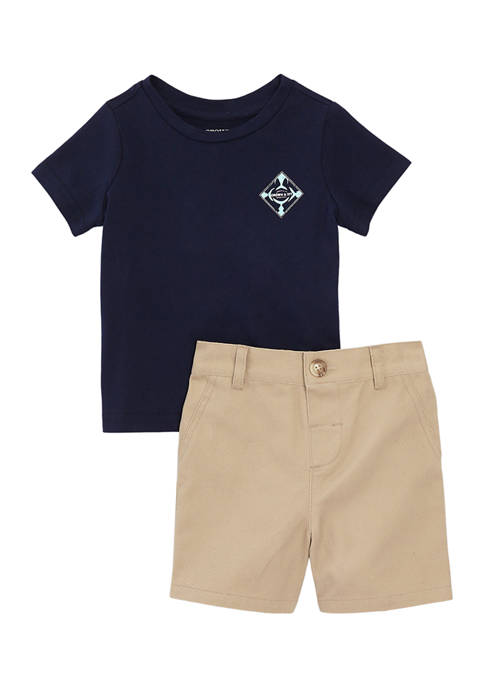 Crown & Ivy™ Baby Boys Graphic T-Shirt and