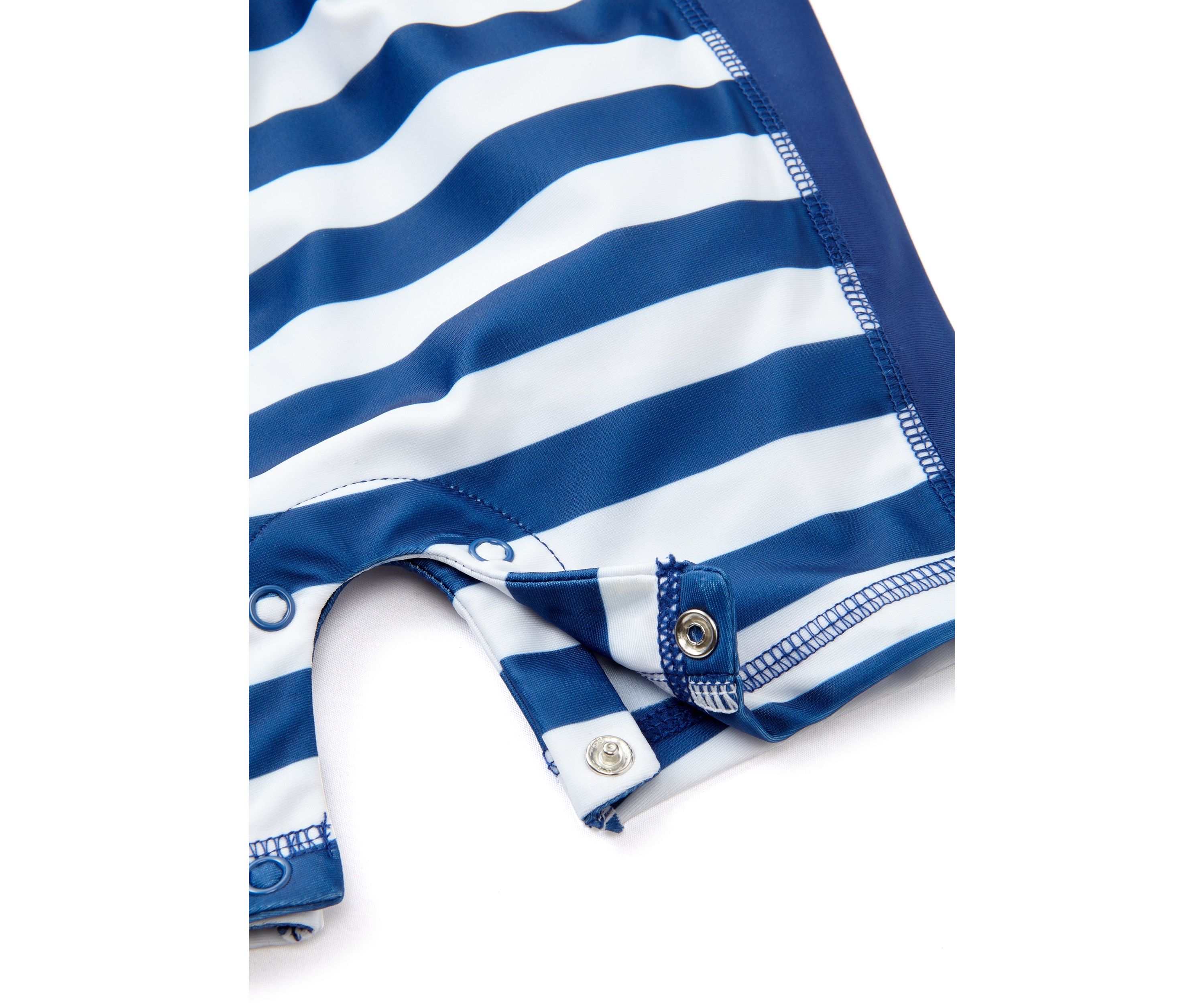 Baby Boys Crab Stripe One Piece Rash Guard 