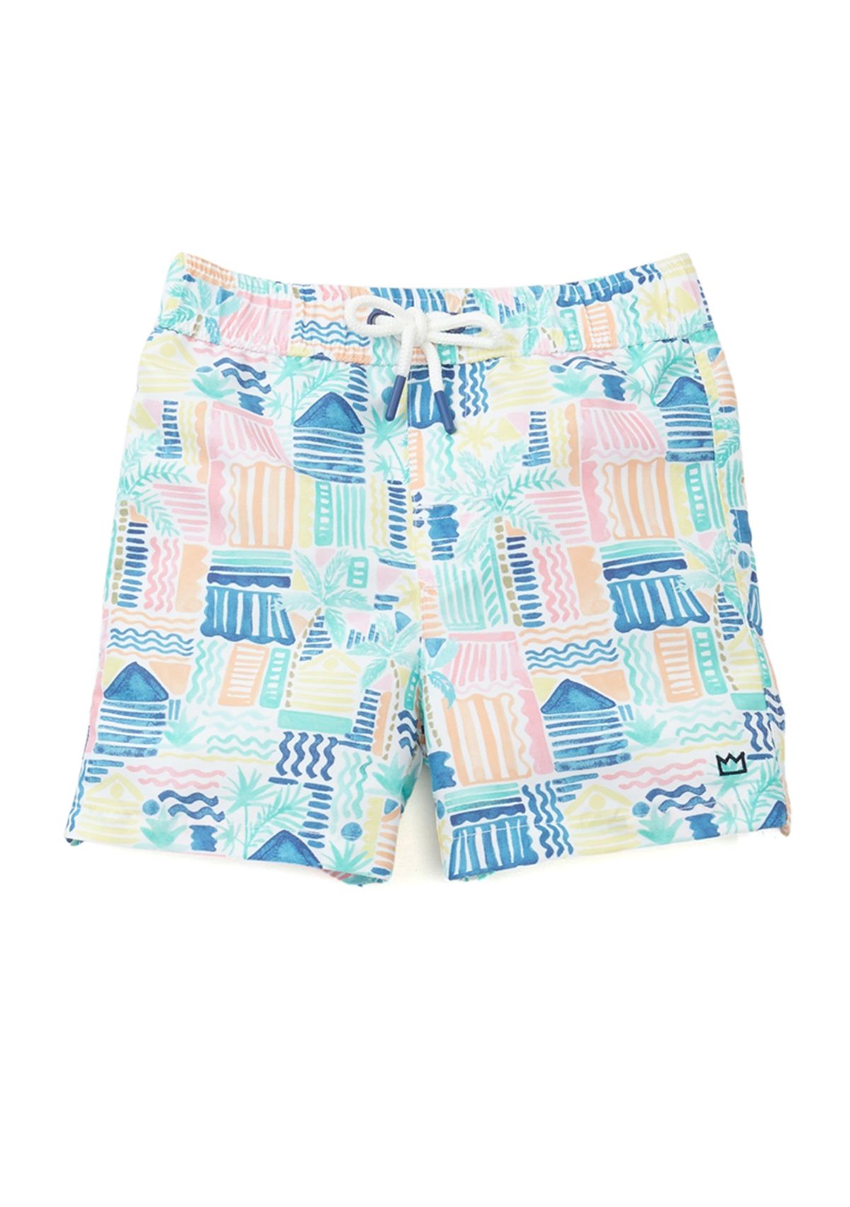 Baby Boys Rainbow Fish Rashguard Set 