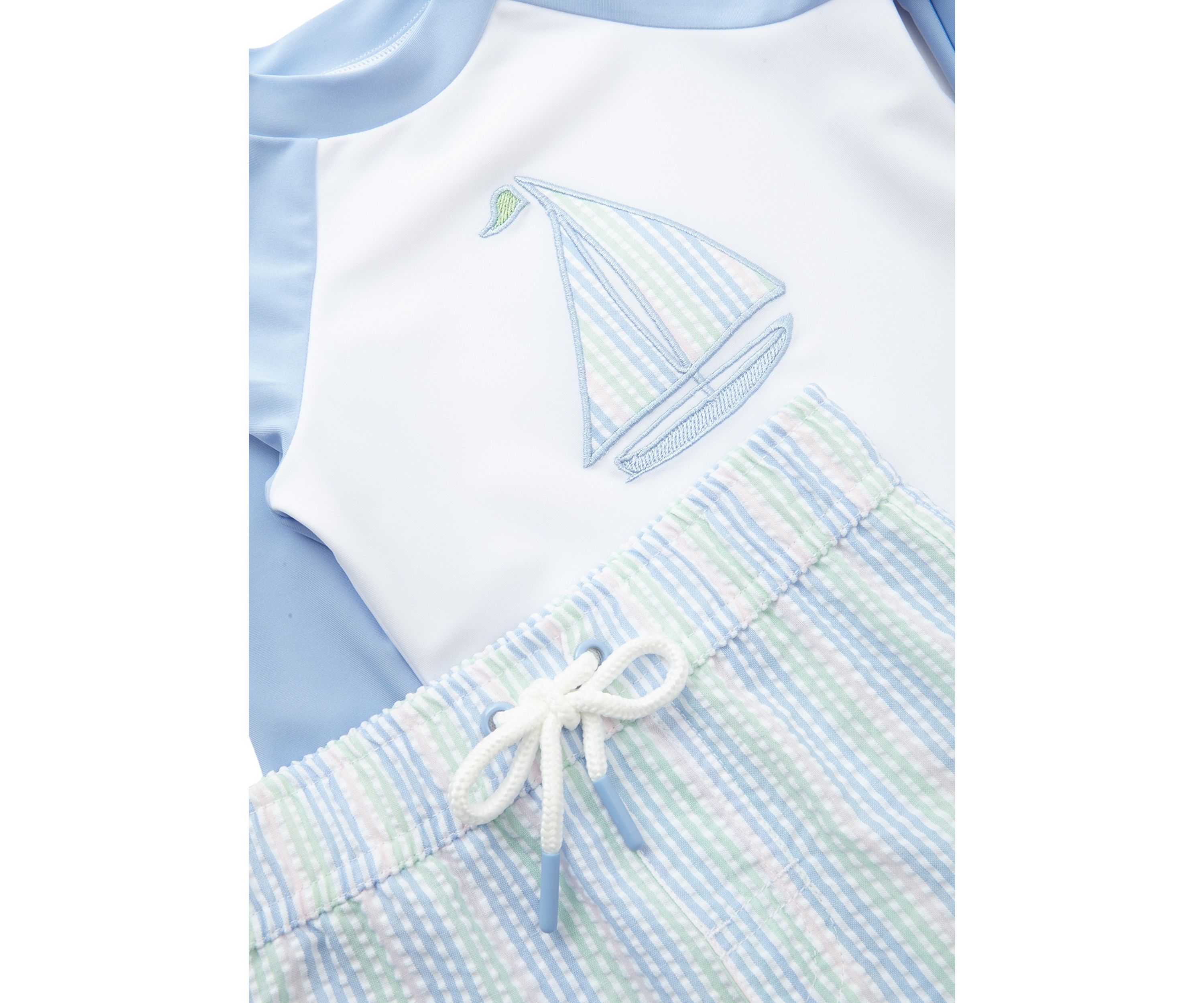 Baby Boys Sailboat Rashguard Set 