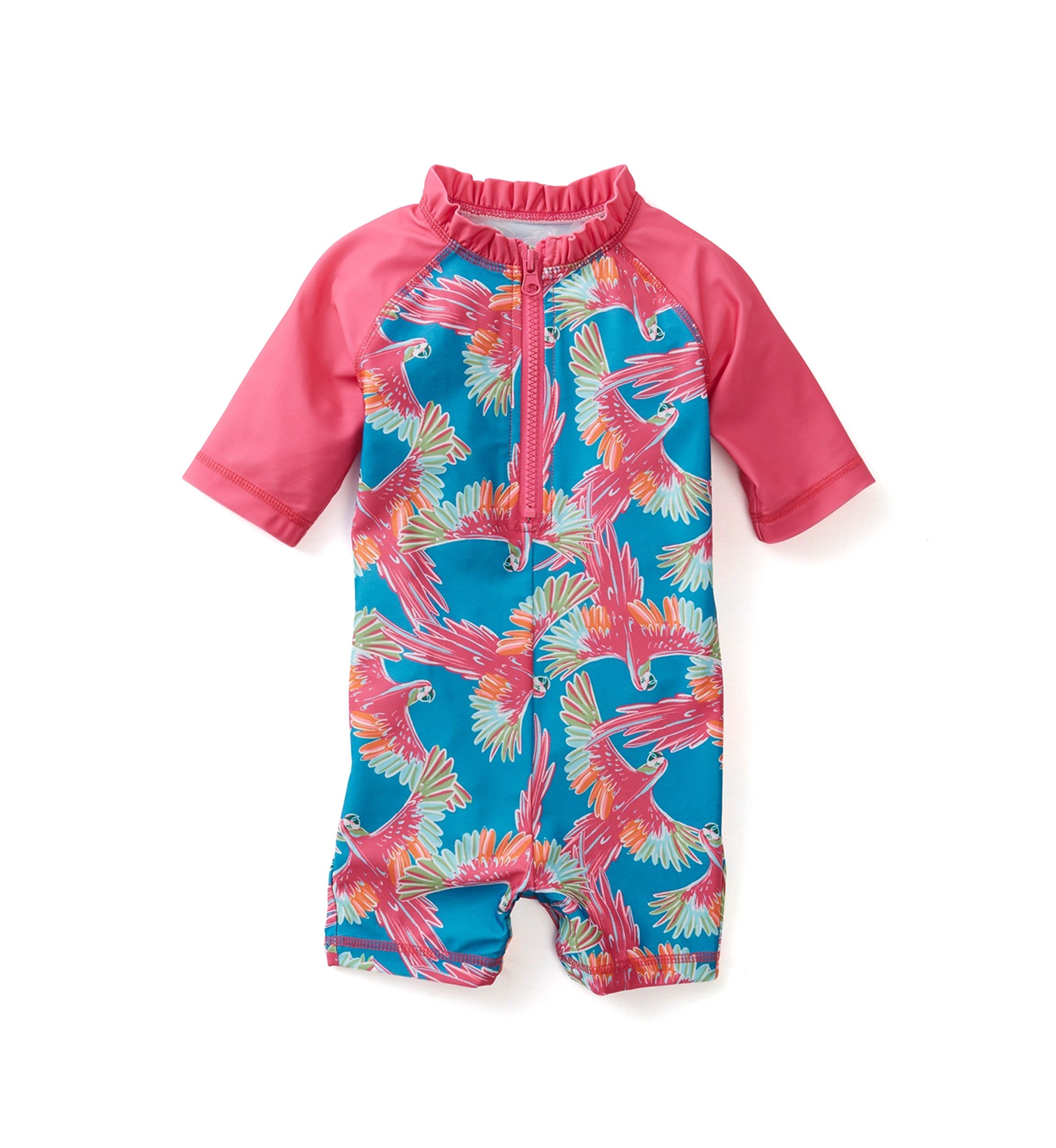 Baby Girls Parrot Printed Rashguard