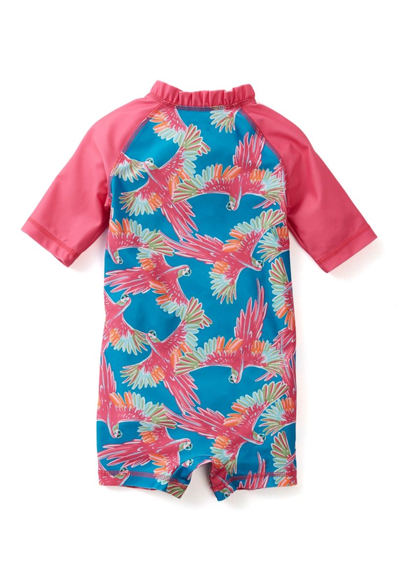 Baby Girls Parrot Printed Rashguard