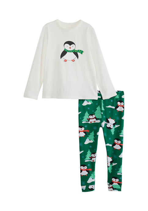 Crown & Ivy™ Toddler Boys Graphic Pajama Set