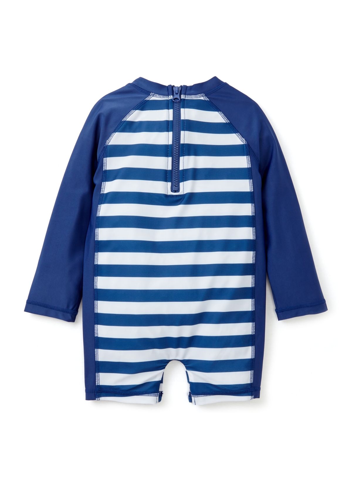 Toddler Boys Crab Stripe One Piece Rash Guard