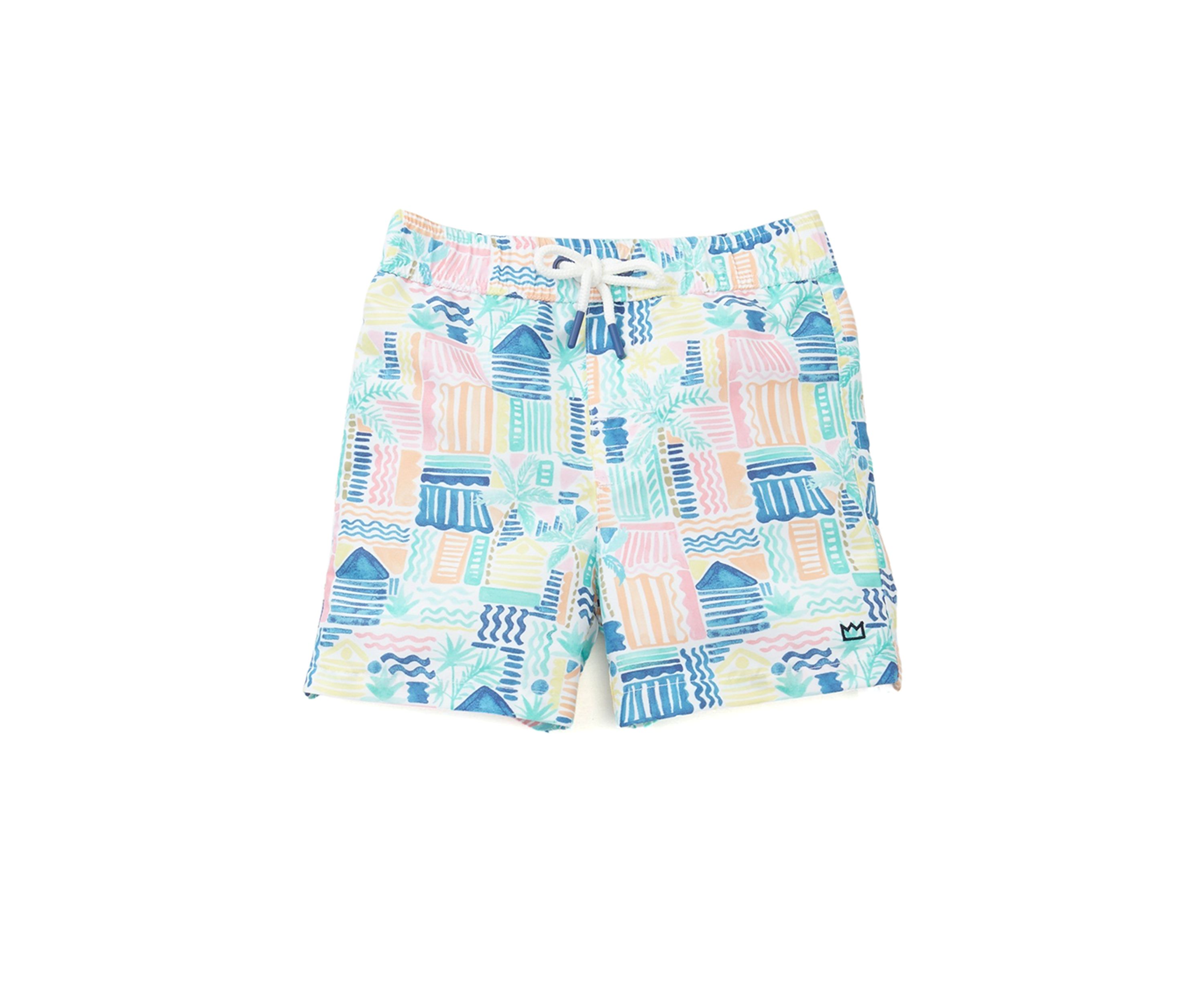   Toddler  Boys Rainbow Fish Rashguard Set 