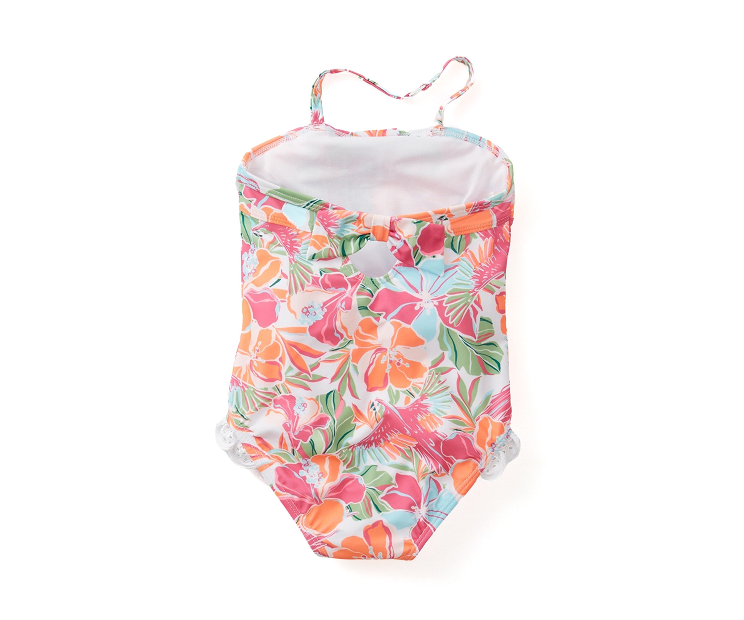 Toddler Girls Tropical Printed One Piece Swimsuit