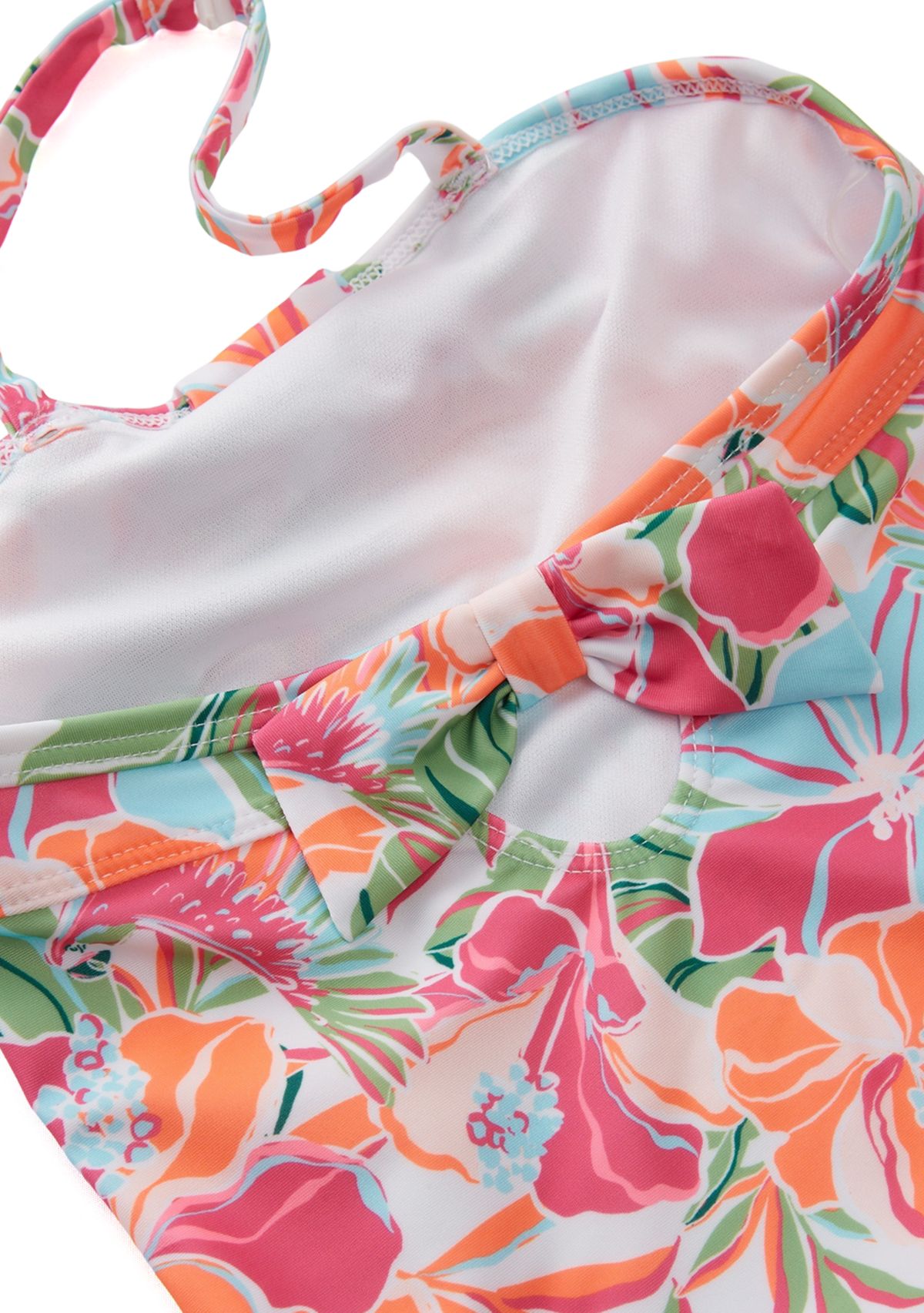 Toddler Girls Tropical Printed One Piece Swimsuit