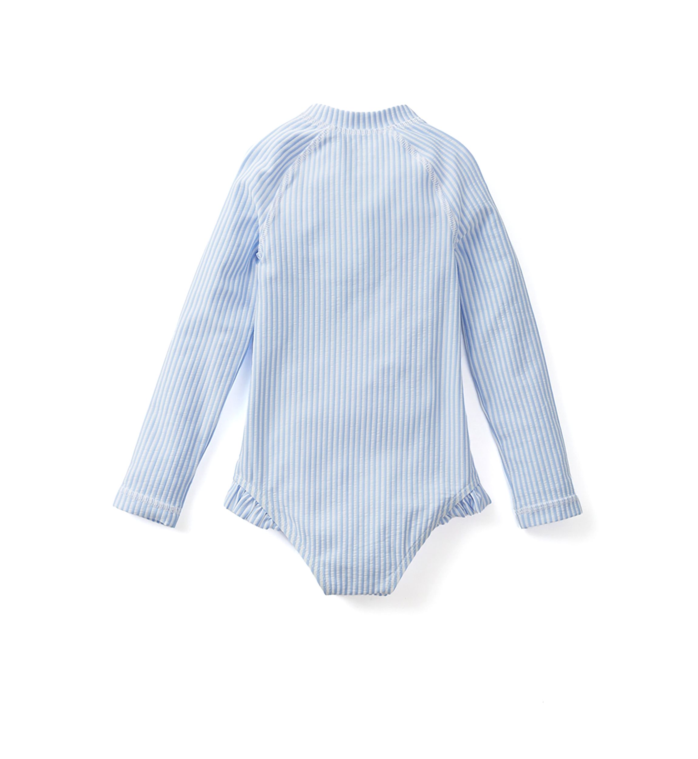 Toddler Girls Seersucker Stripe Rashguard