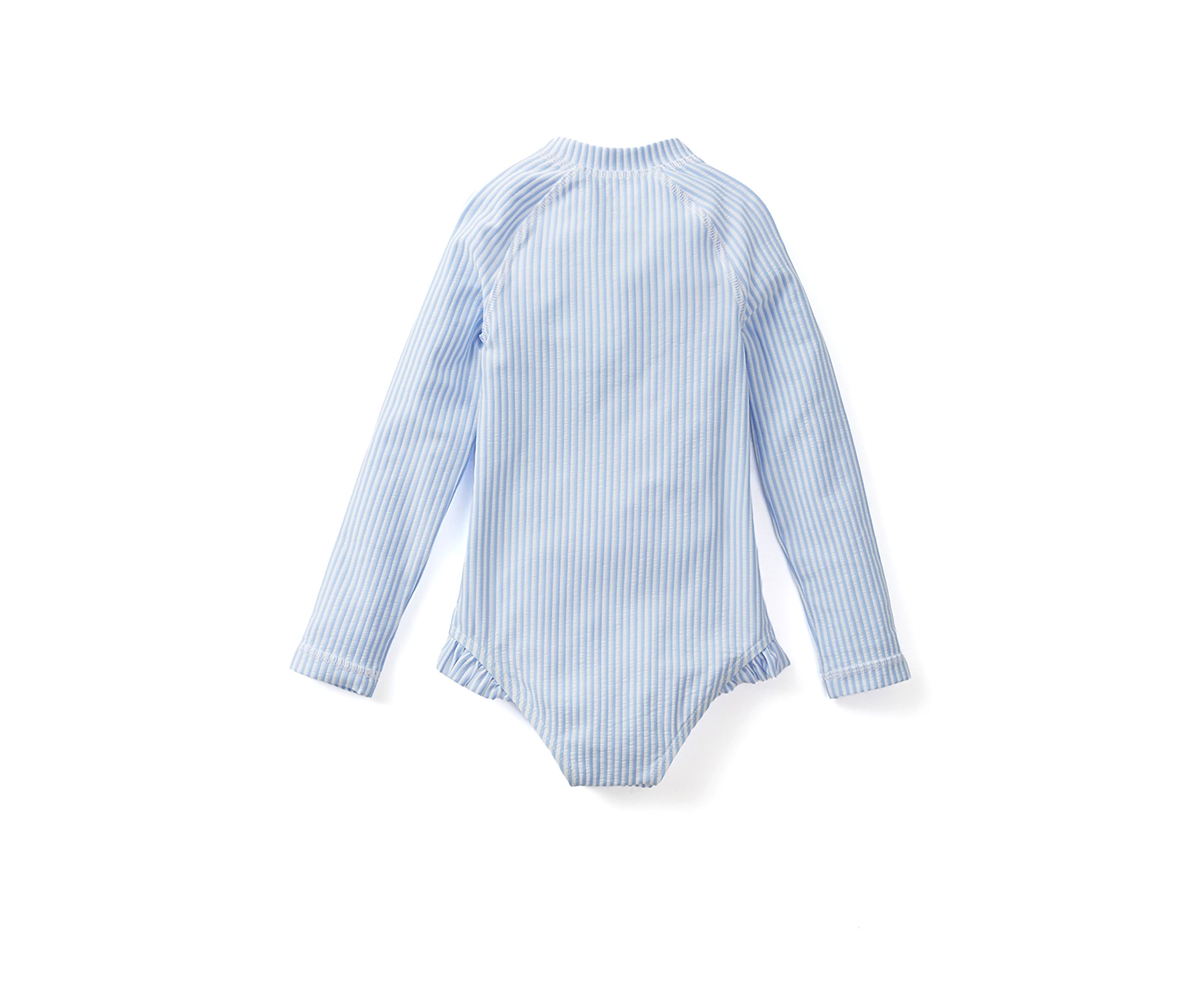 Toddler Girls Seersucker Stripe Rashguard