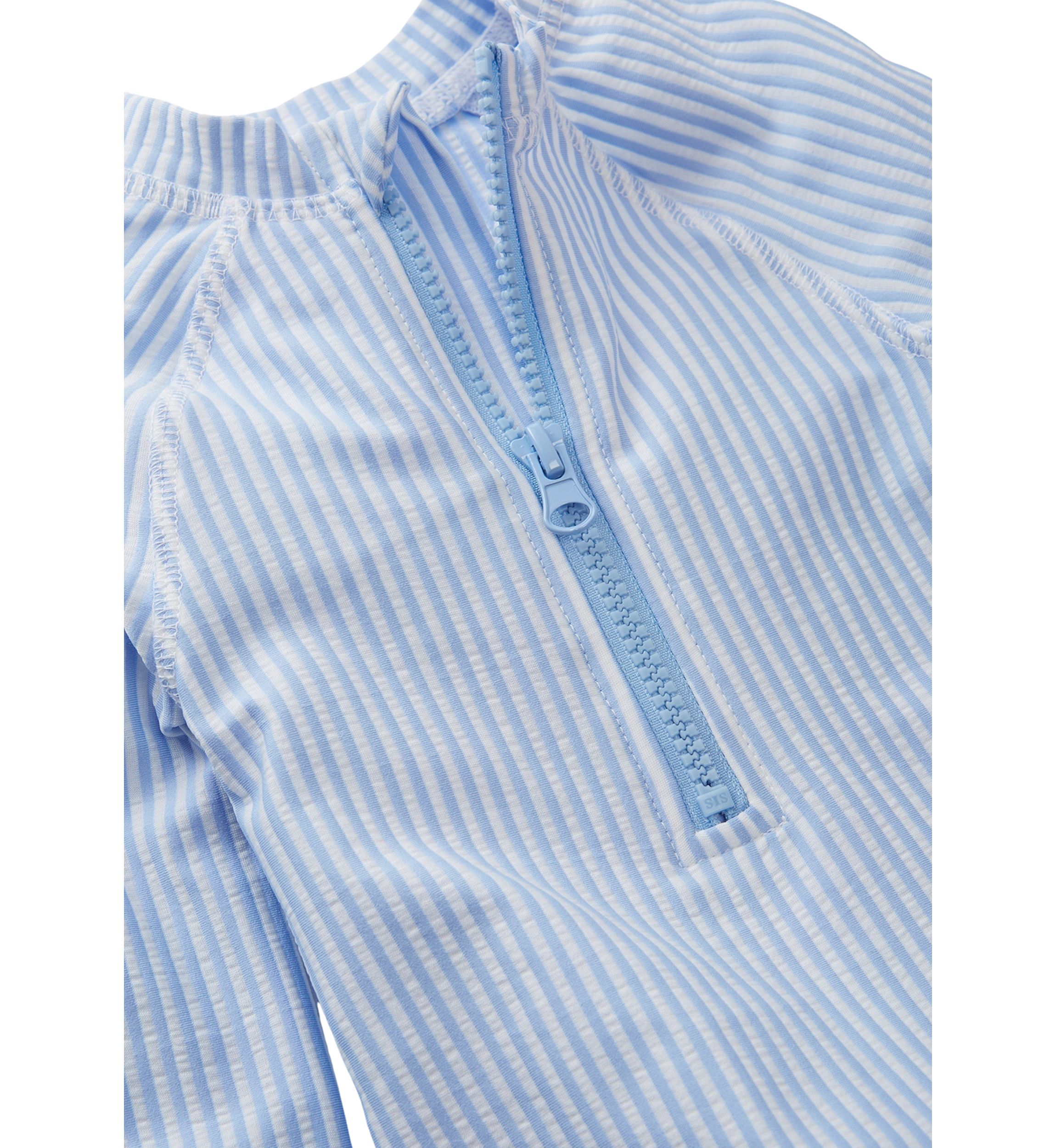 Toddler Girls Seersucker Stripe Rashguard